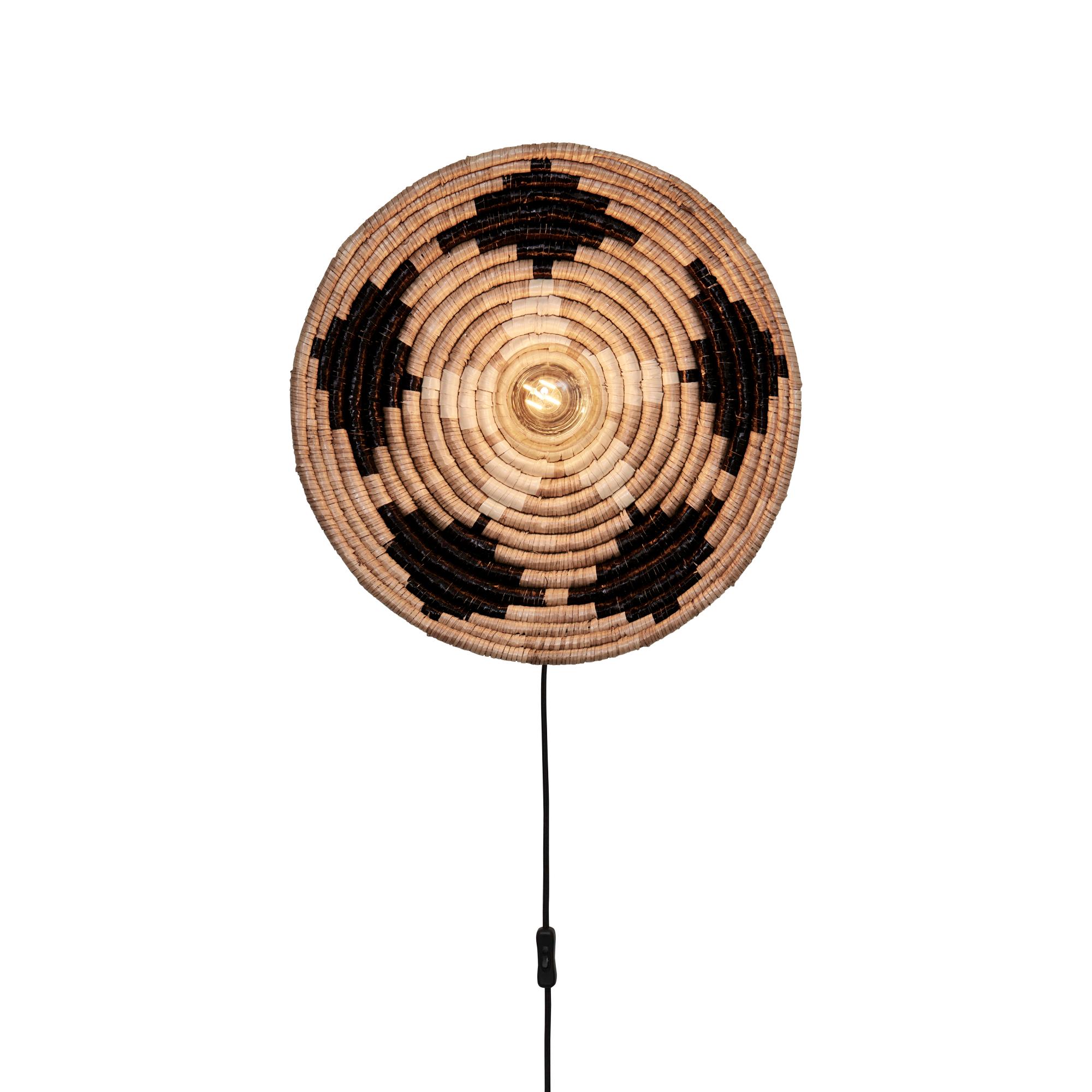GOOD&MOJO wandlamp Andros - naturel - Ø45cm