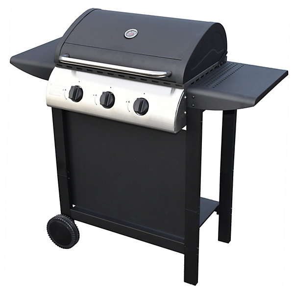 Barbecue au gaz HAWAI - 3 brûleurs 8,4kW - HAPPY GARDEN