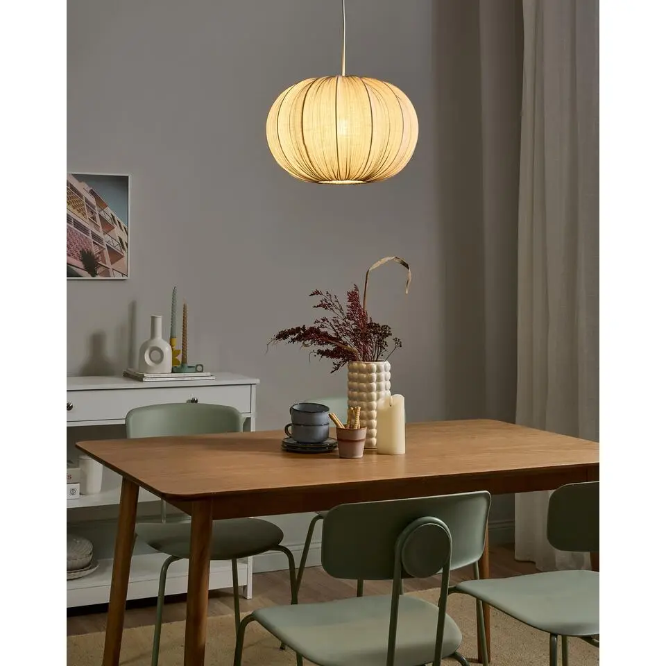 OKER - Hanglamp - Grijs - Katoen