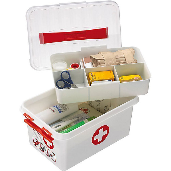 Boite à compartiments 1er Secours Qline 6 litres