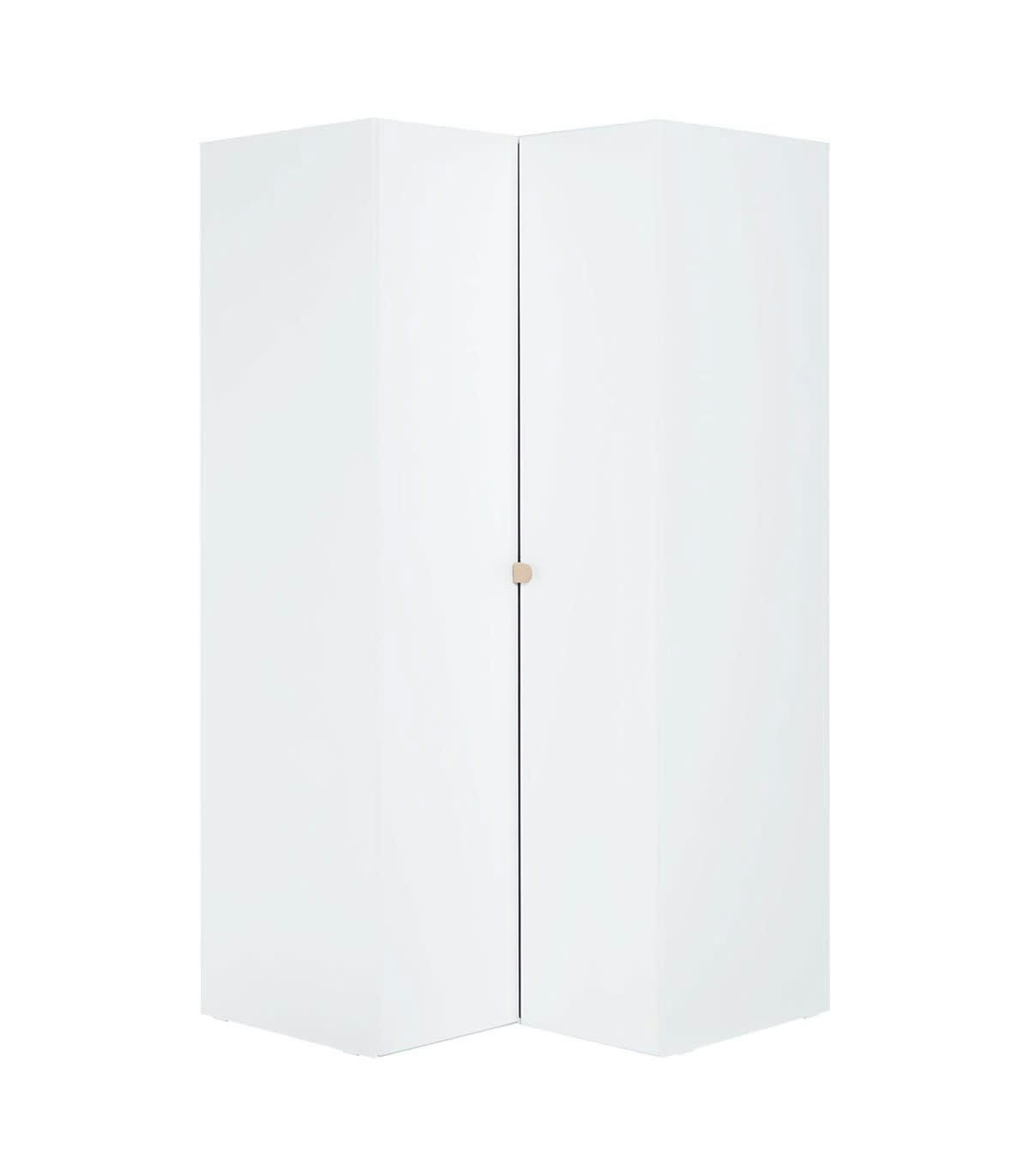 STIGE - Armoire d'Angle Blanche 2 Portes