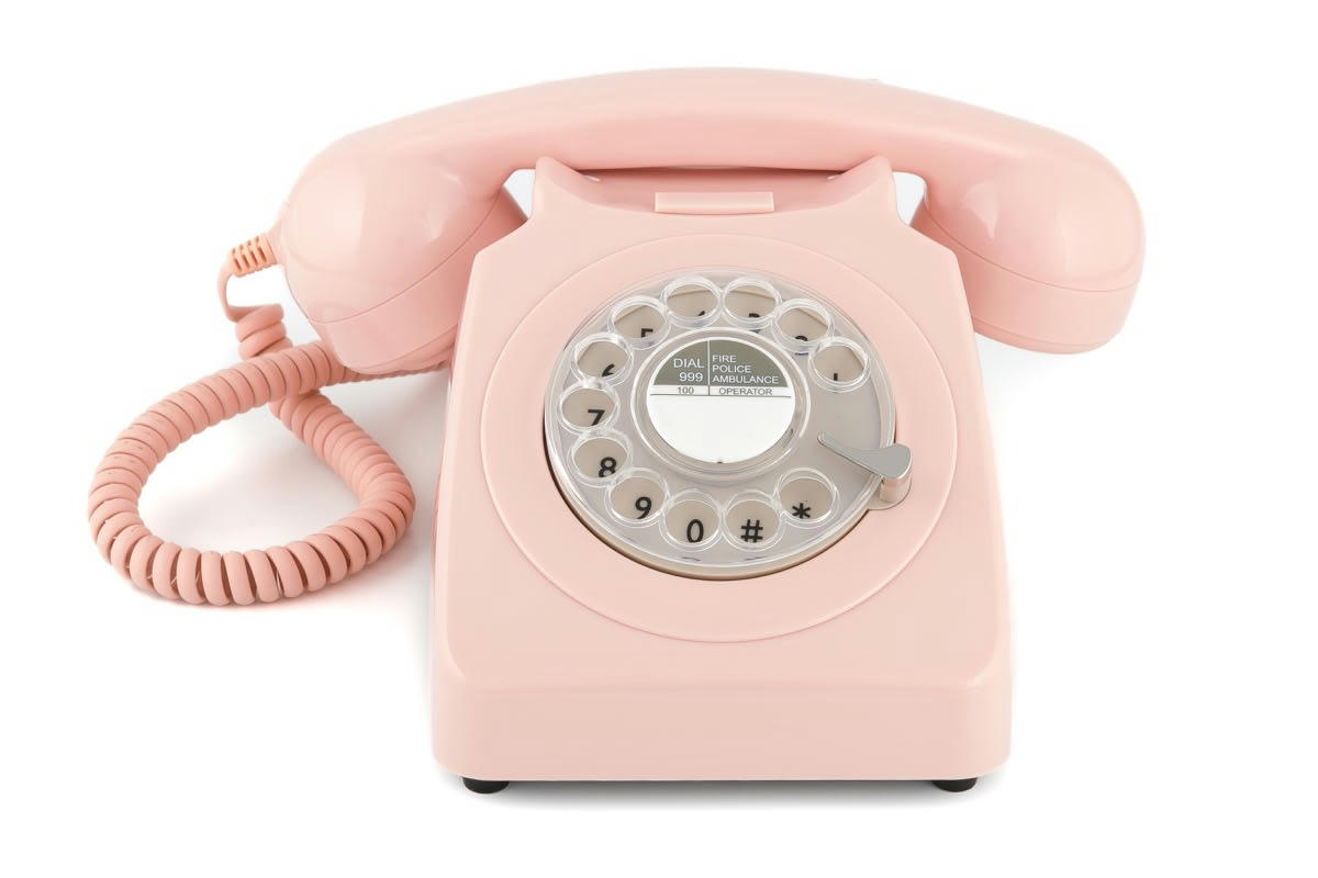 - Téléphone analogique  746 ROTARY CARNATION PINK