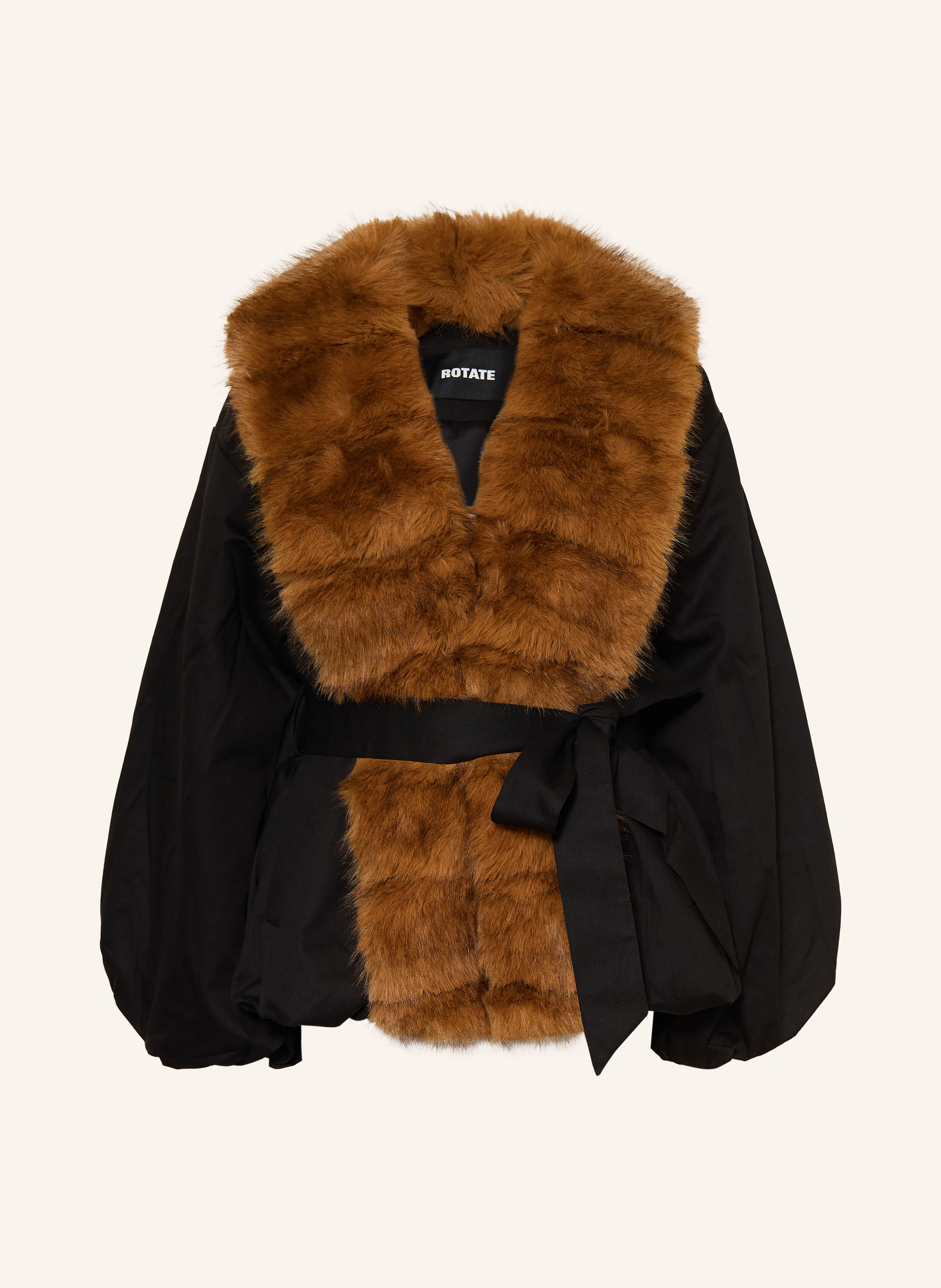 ROTATE Jacke mit Kunstfell