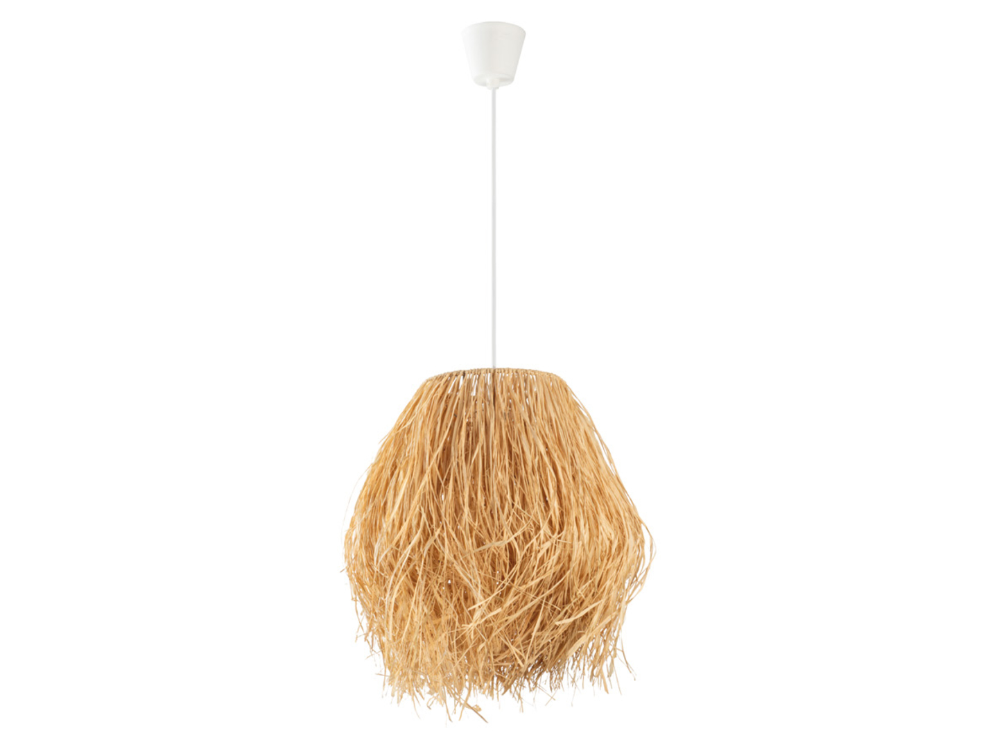 Lampa wisząca KB Africo 33 cm bawełniana beżowa