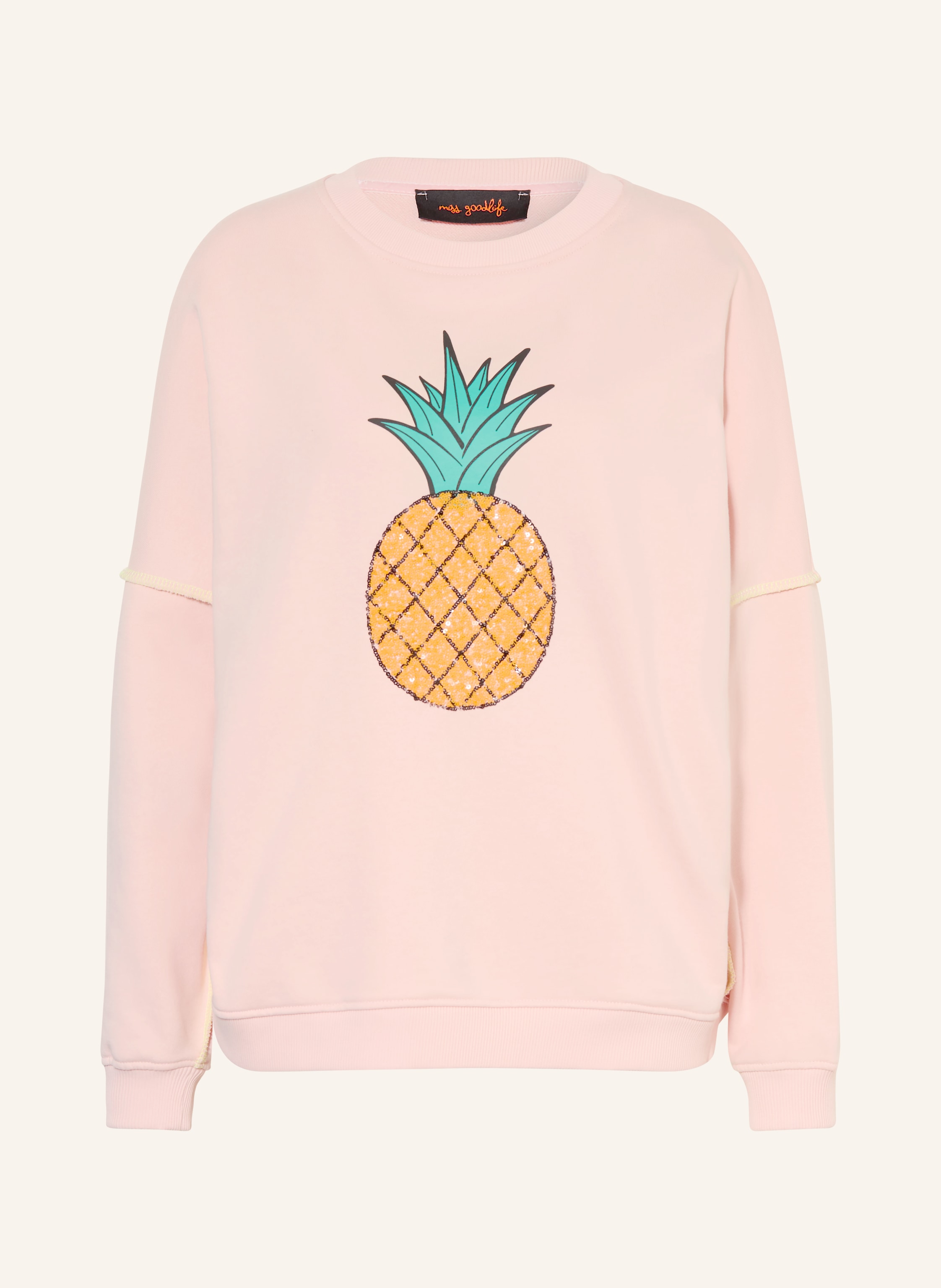 miss goodlife Oversized-Sweatshirt mit Pailletten
