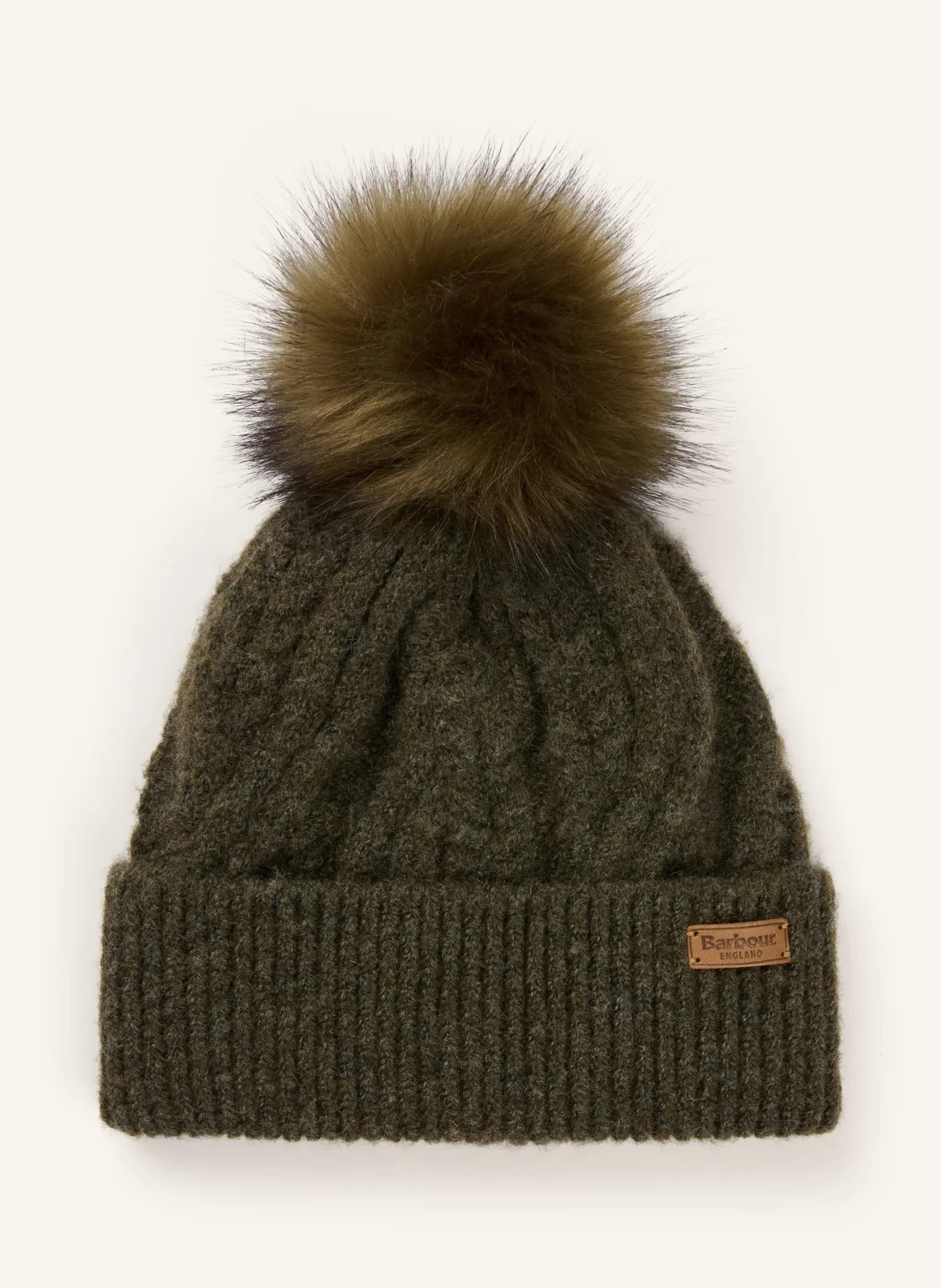 Barbour Mütze ELSDON mit Kunstfell