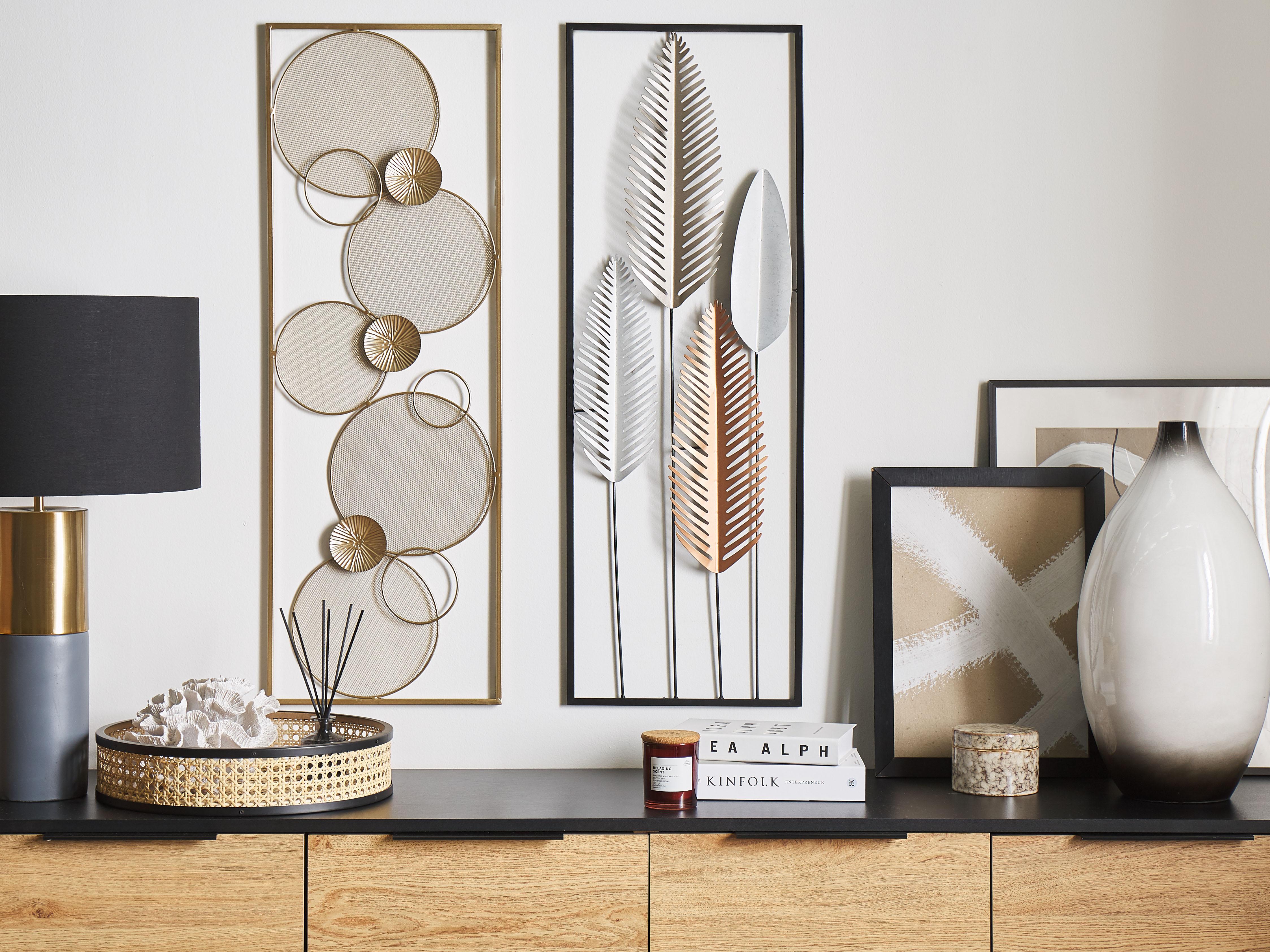 Wall Decor TUNGSTEN Metal 90 cm Gold