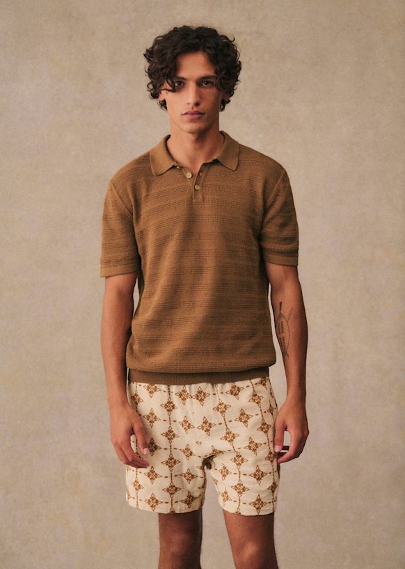 Yarin Knit Polo