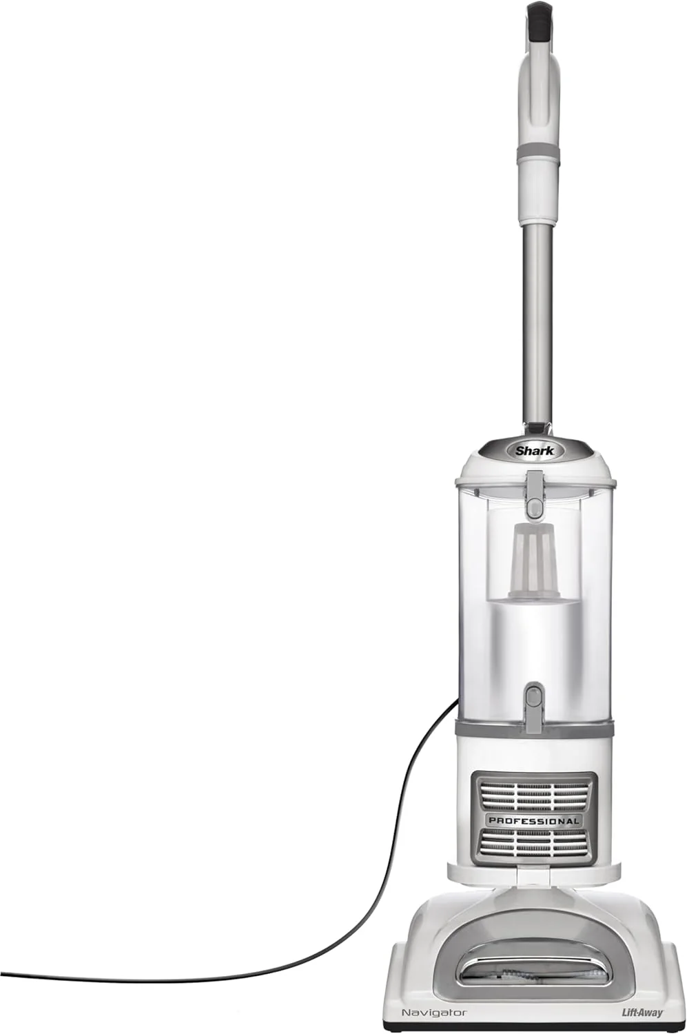 Navigator Lift-Away Deluxe Upright Vacuum with Large Dust Cup Capacity, HEPA Filter, Swivel Steering, Upholstery Tool  Crevice Tool, Blue(White/Silver)