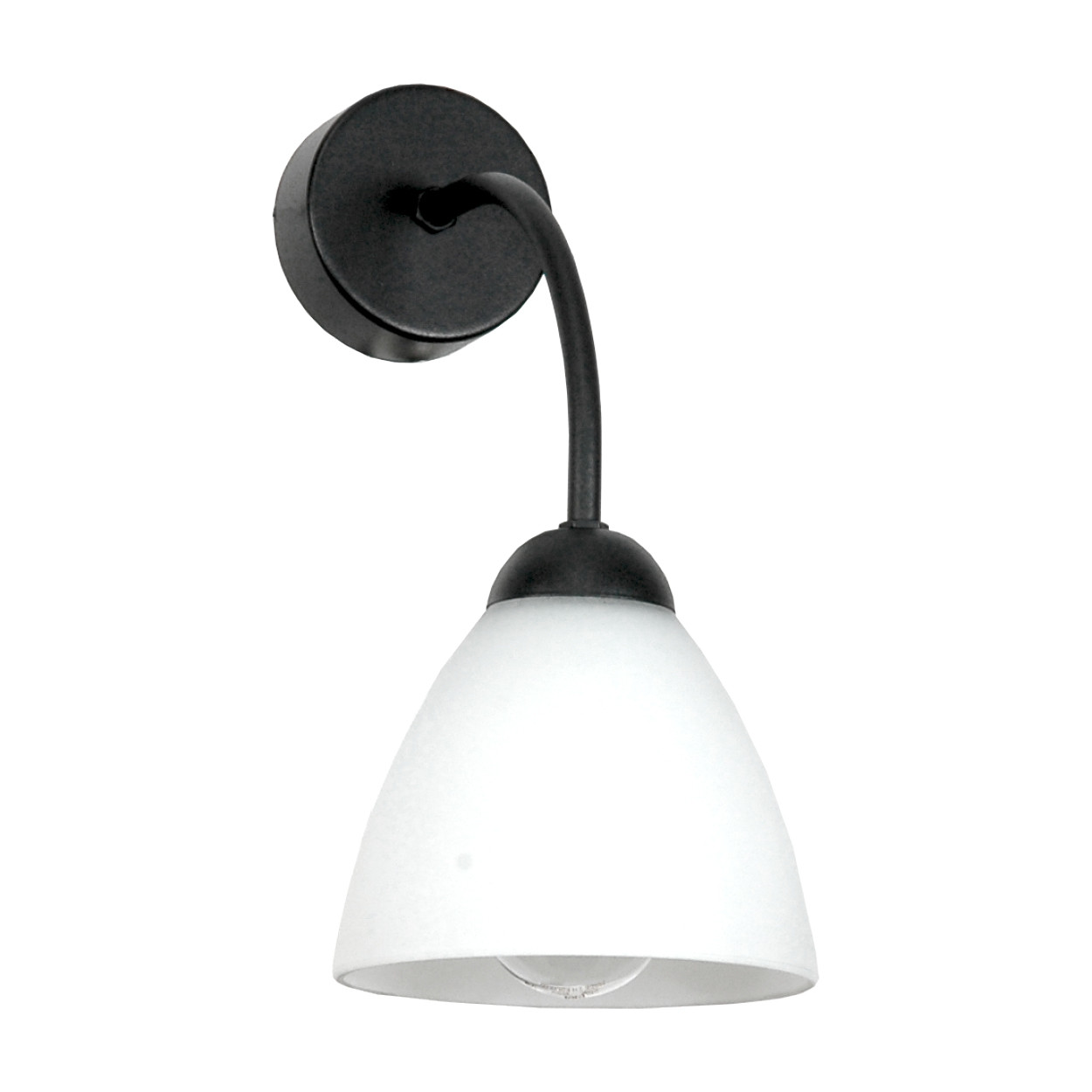 Kinkiet ścienny łazienkowy czarny loft EDYLIT 1xE27 JAGNA 15-313