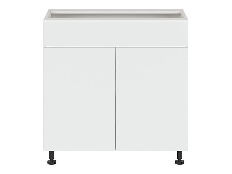 Szafka kuchenna dolna Top Line 2 80 cm dwudrzwiowa śnieżny super mat