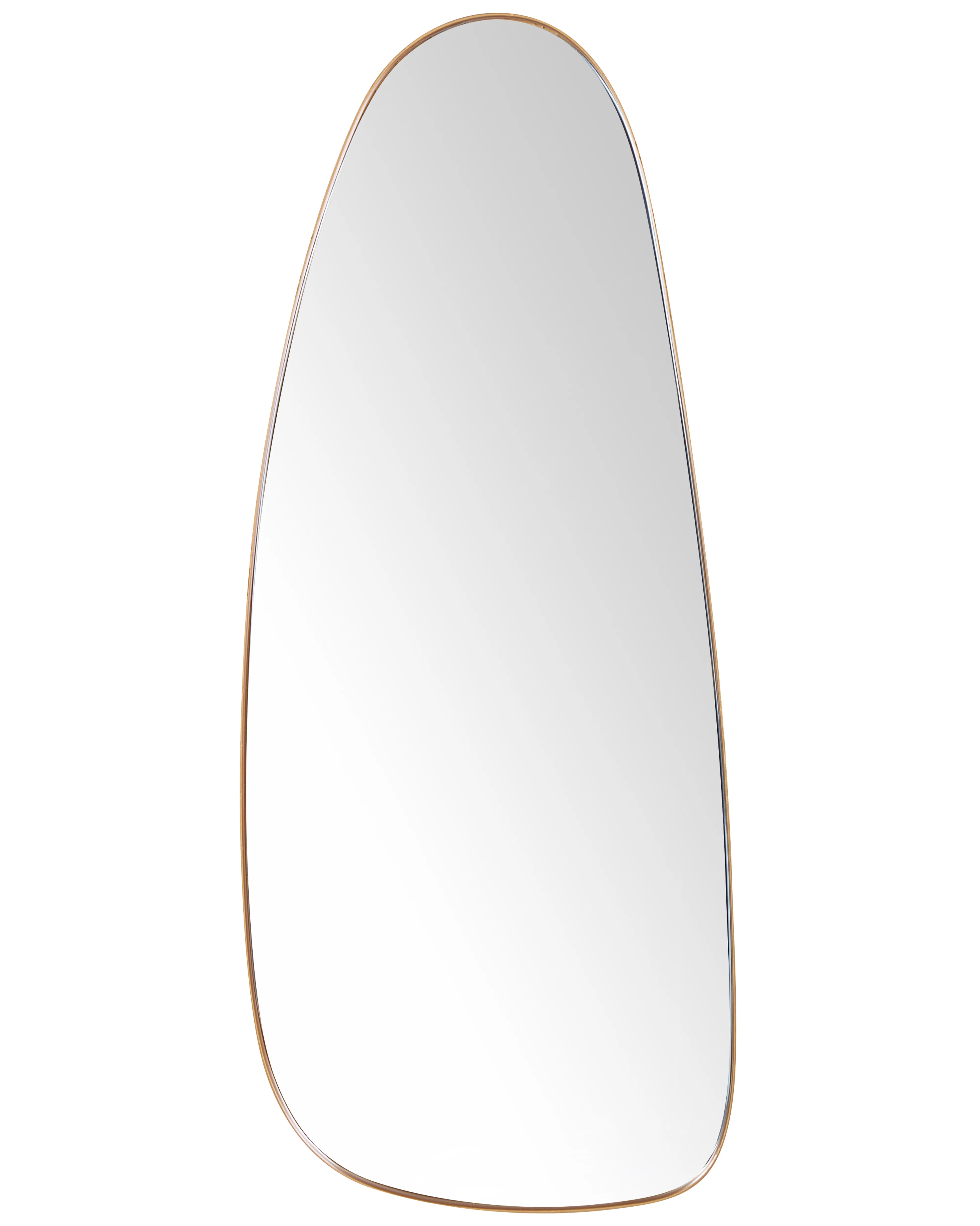 Wall Mirror CERGY 39 cm 95 cm Metal Gold