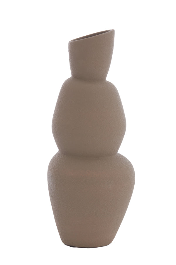 Light & Living vaas ARAM - Ø19x46.5cm - bruin