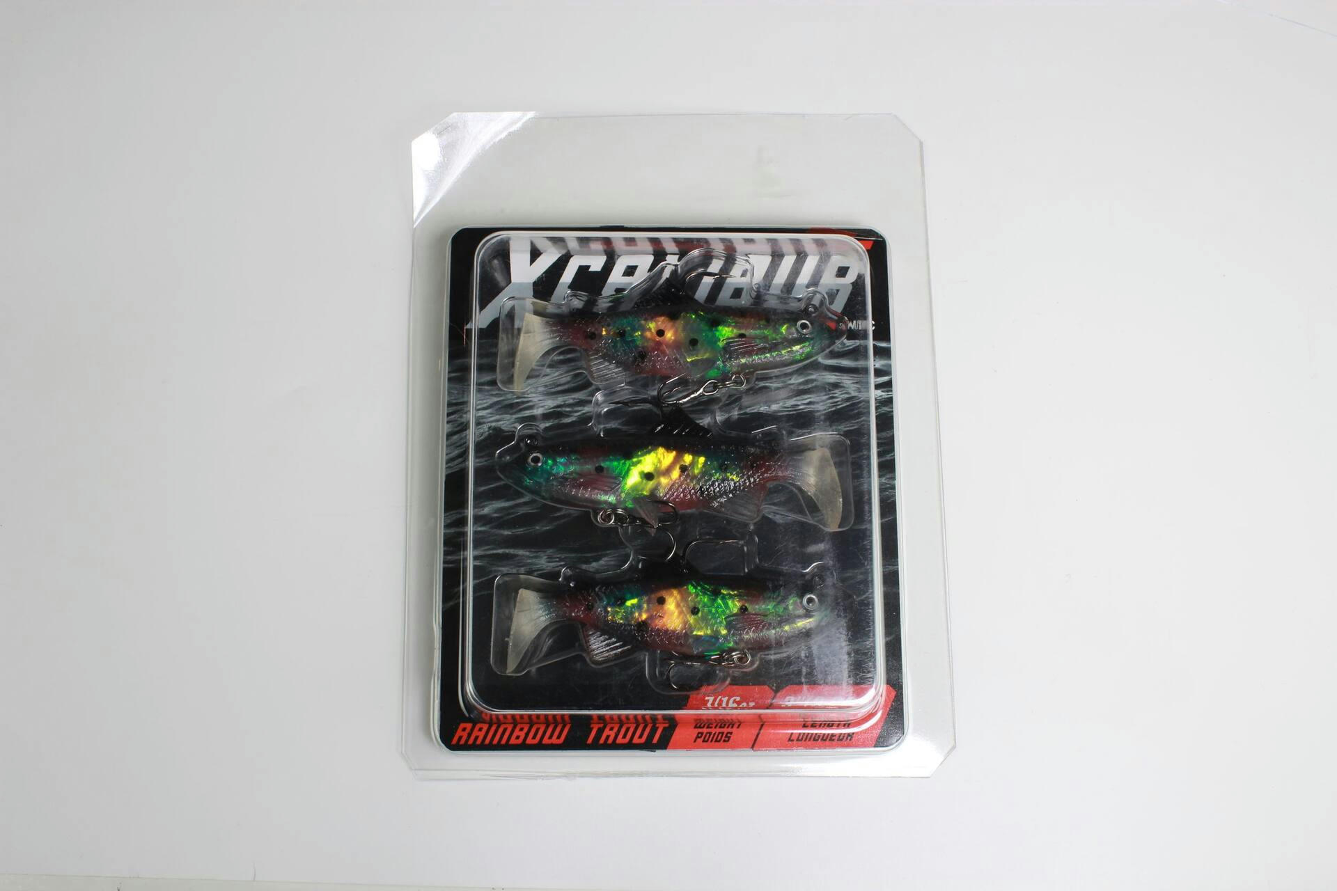 Xcalibur Live Soft Plastic Bait, Rainbow Trout