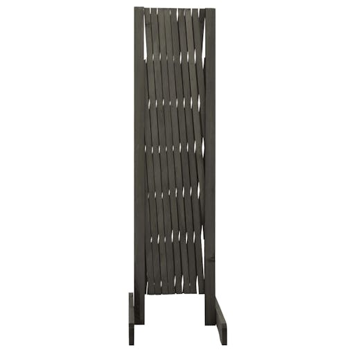NNEVL Garden Trellis Fence Grey 180x100 cm Solid Firwood