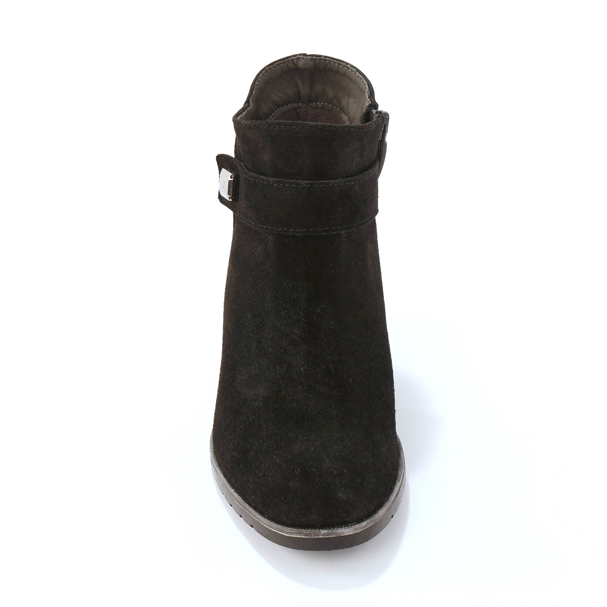 Boots en cuir à talon