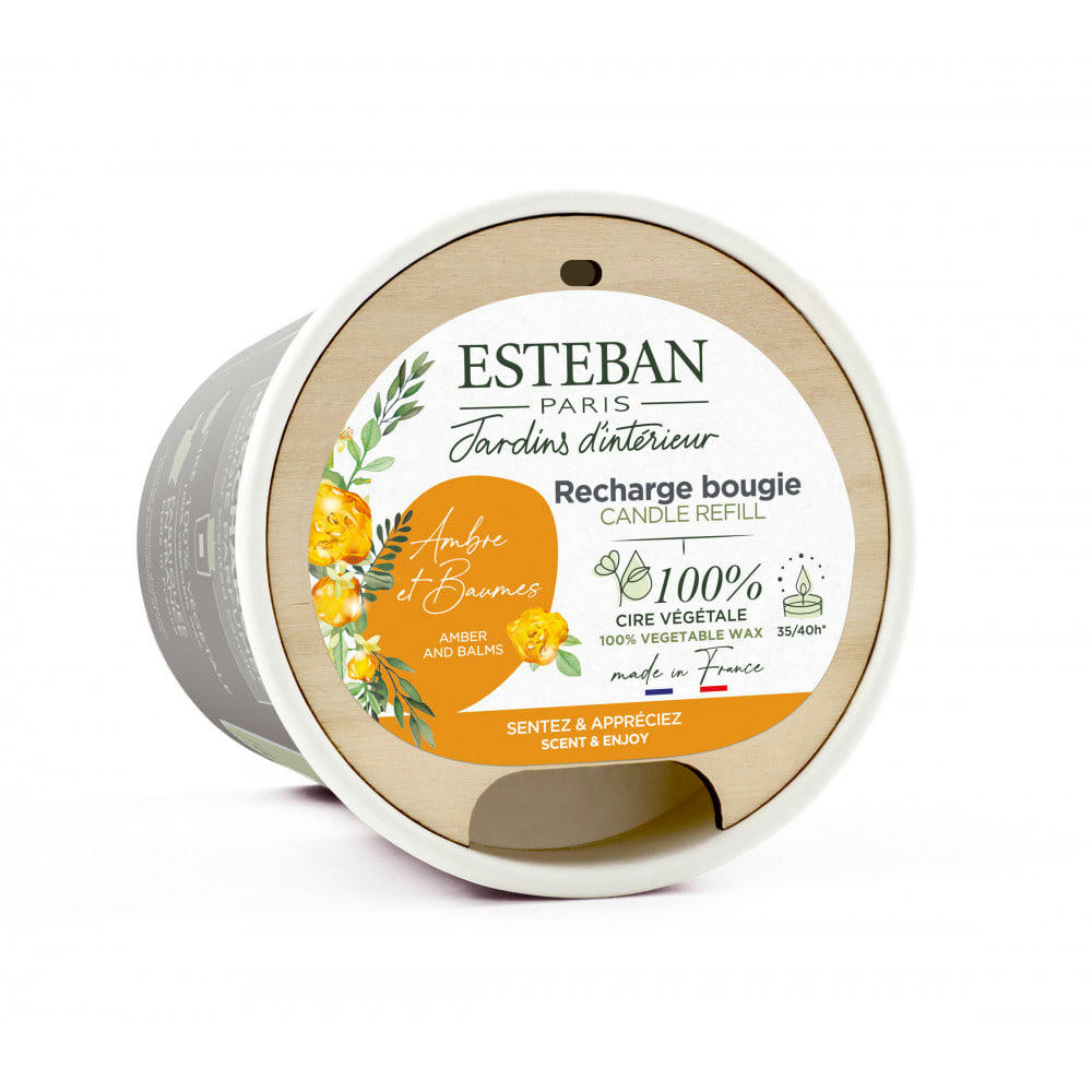 AMBRE & BAUMES - Recharge pour bougie parfumée 180g