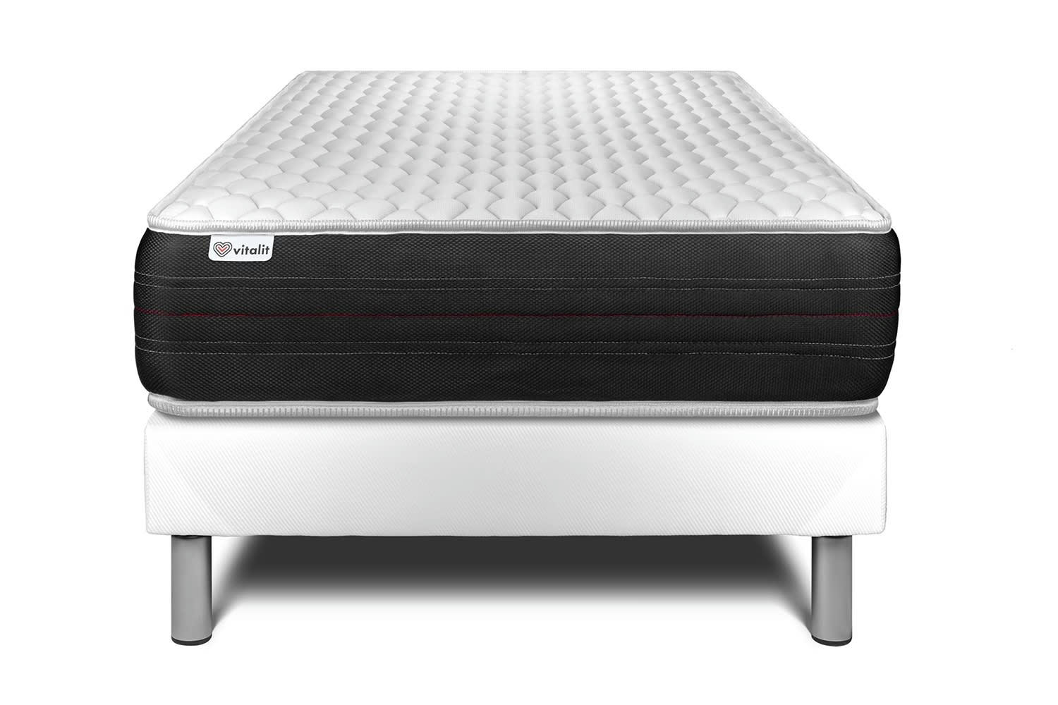 VITALSPRING - Ensemble Ressorts  90x200cm kit Blanc