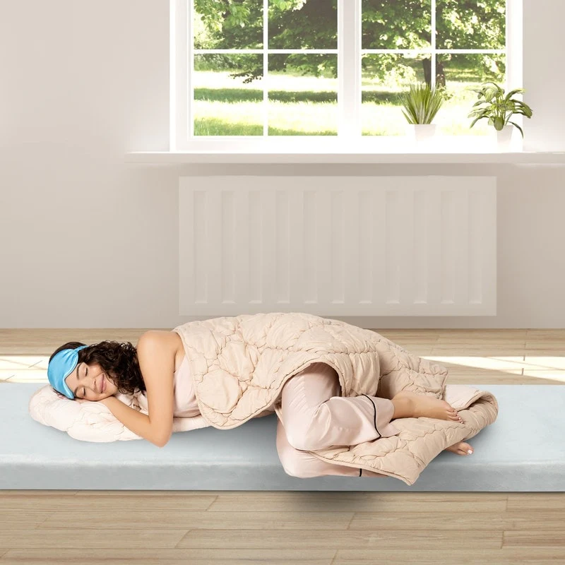 Memory Foam Camping Mattress with Removable Cover & Hangbag