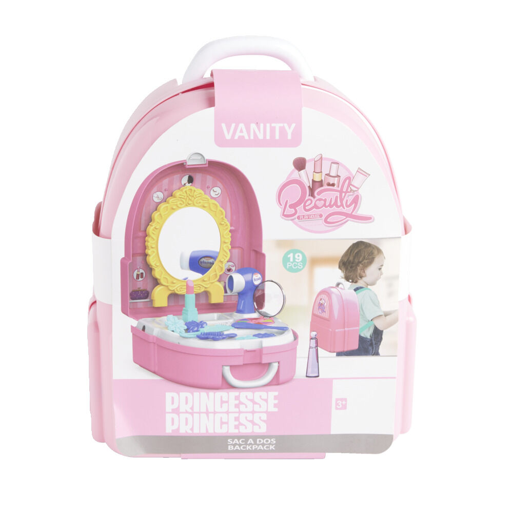 Sac à dos jouet enfant princesse 19 pièces