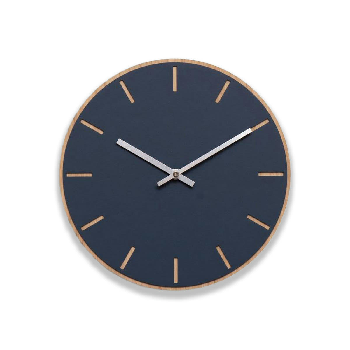- Horloge murale en linoléum bleu D28cm