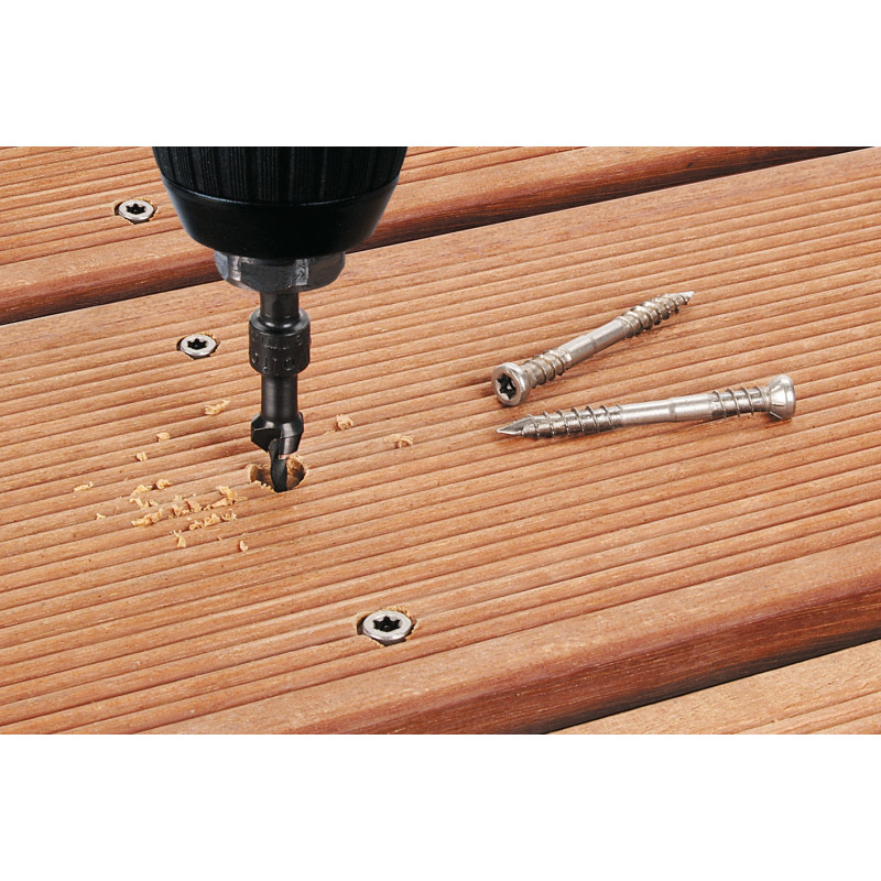 Forêt d'amorçage avec fraisoir Ø 4,5 - 12 mm WOLFCRAFT