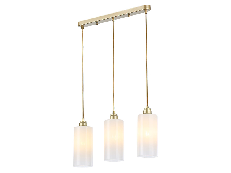Lampa wisząca Panthea3-punktowa metalowa złota