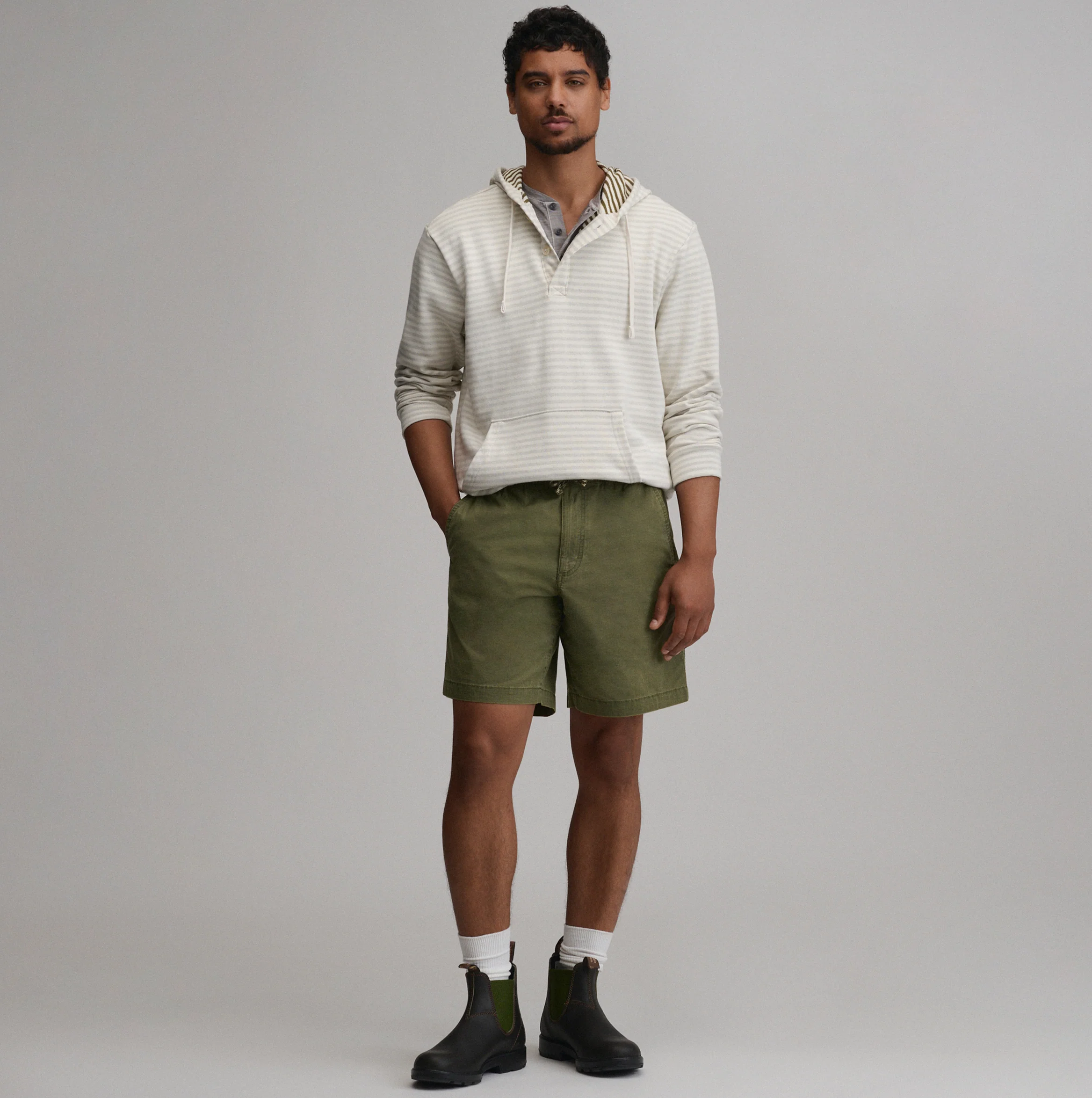 Men's Henley Hoodie