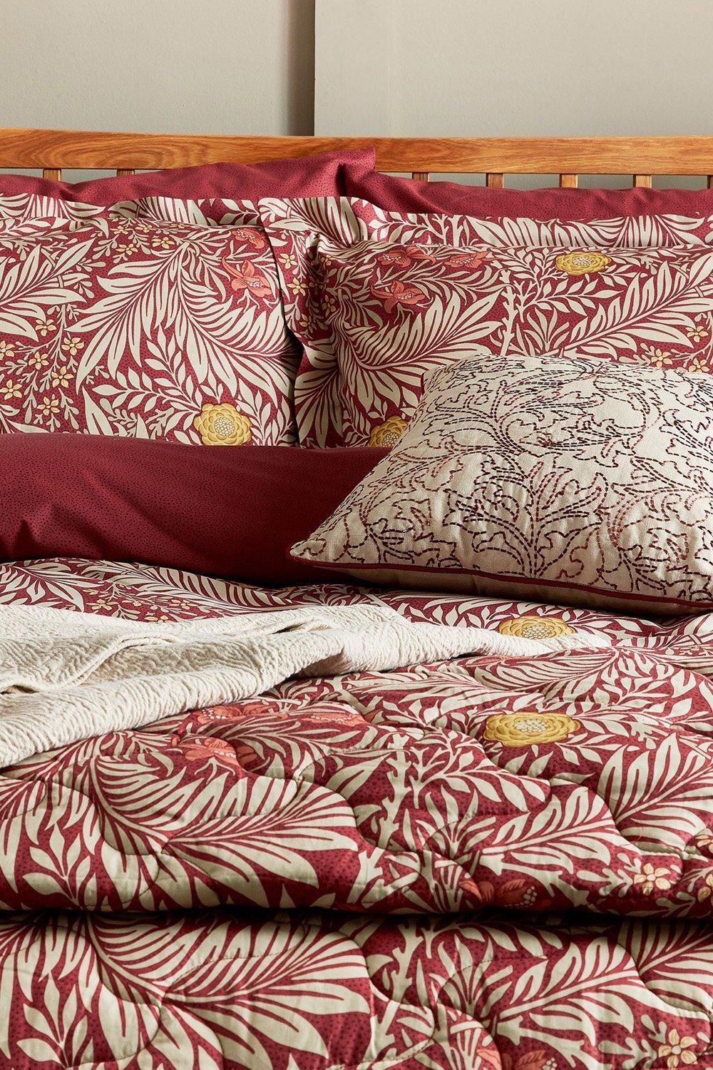 Morris & Co Larkspur' Cotton Percale Duvet Cover Set