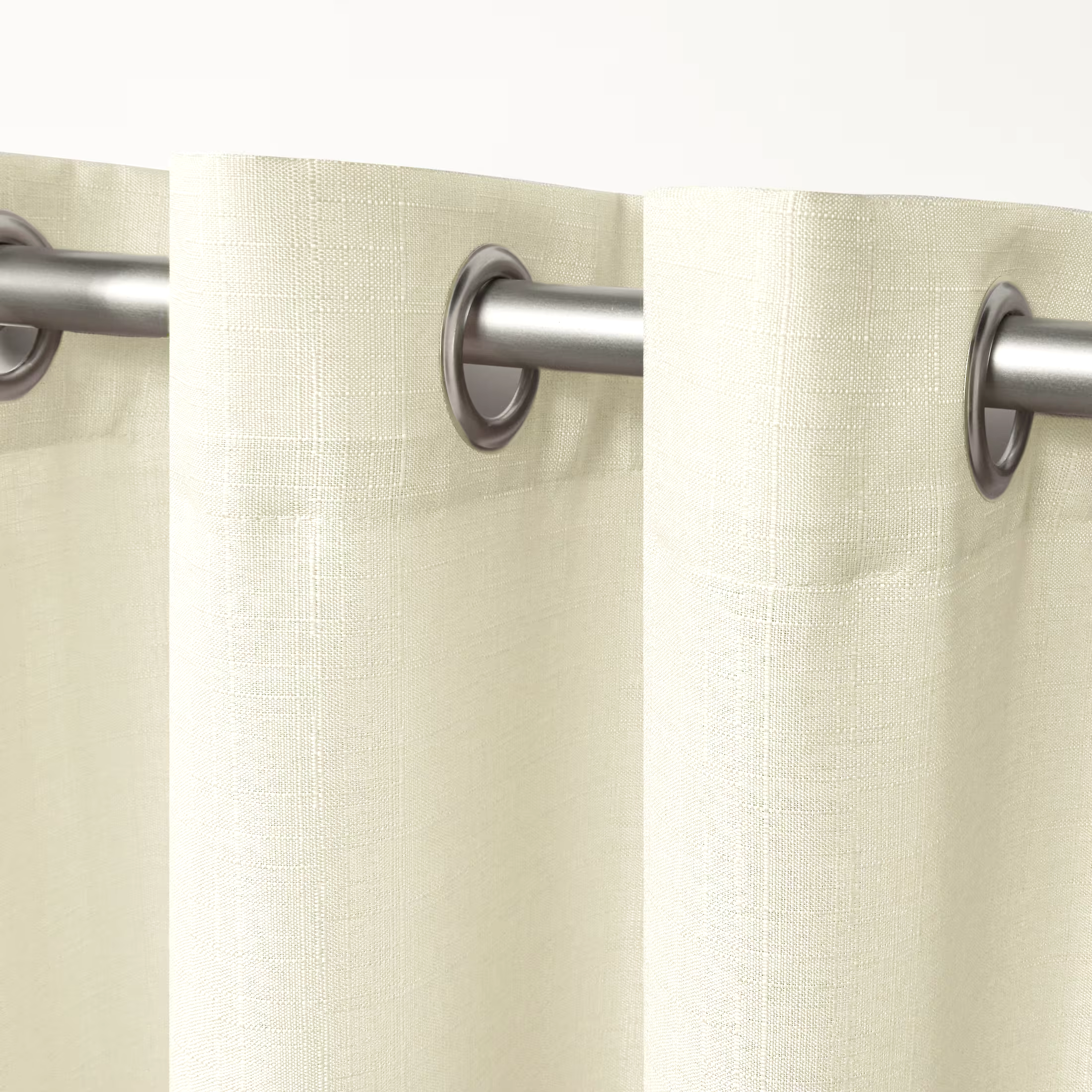 CANVAS Grommet Light Filtering Window Curtain, 54-in x 84-in, 2-pk