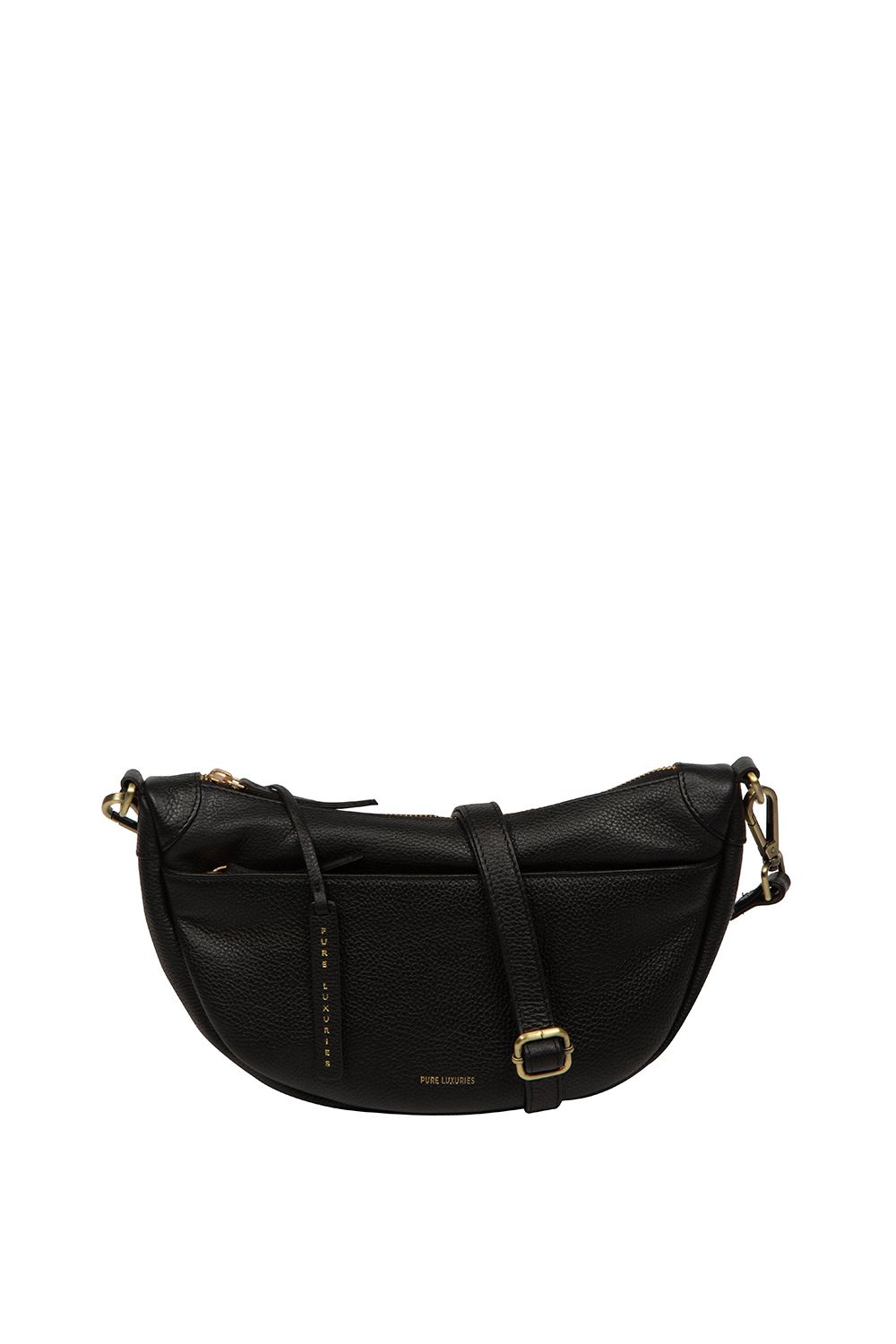 Pure Luxuries London Melisande' Leather Cross Body Bag