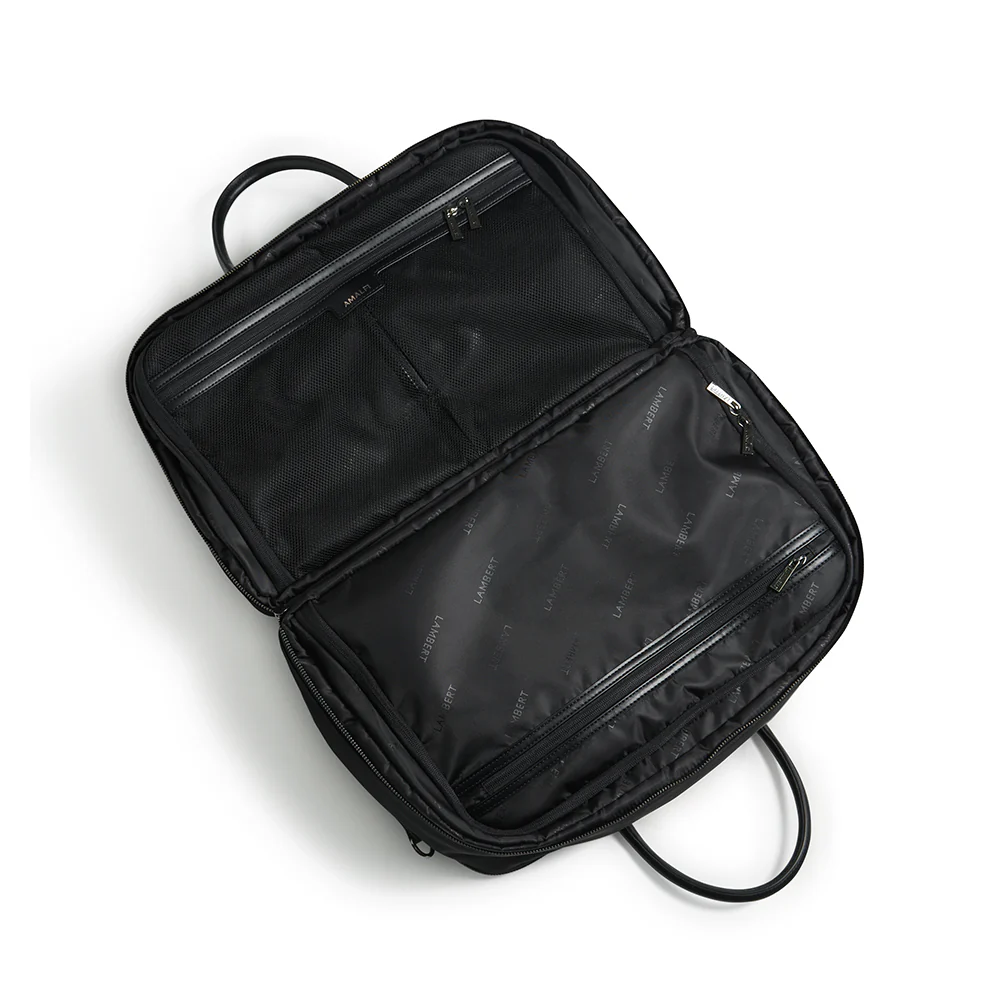 The Amalfi – Black Small Nylon Travel Bag