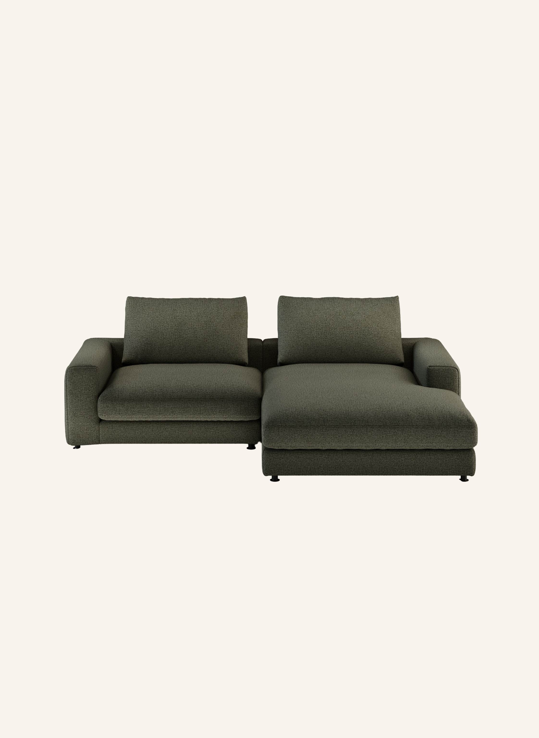 nydo 3-Sitzer Ecksofa MOSLER, rechts, Flachgewebe