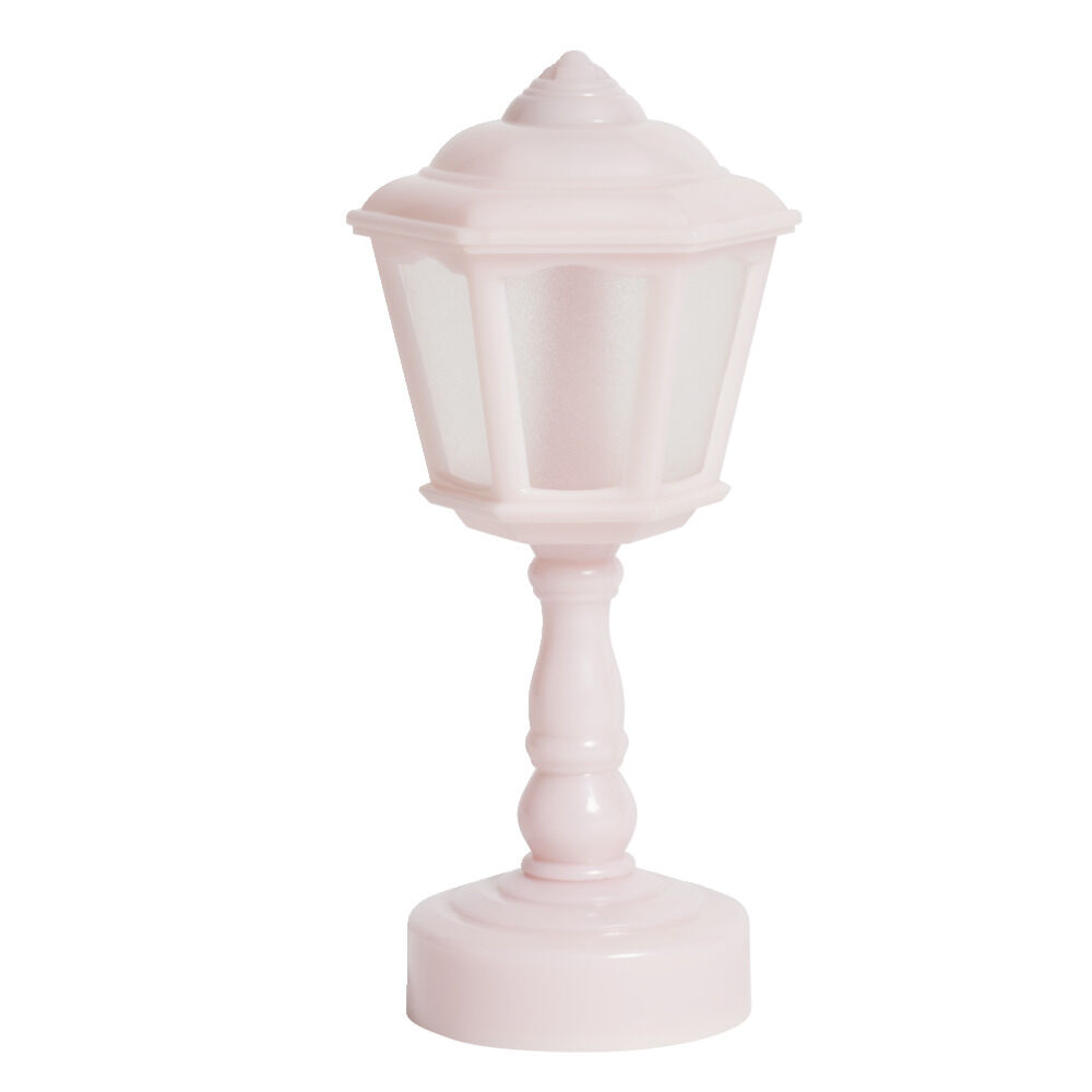 Mini lampe LED de bureau forme lampadaire Ø6xH14cm - 4 coloris