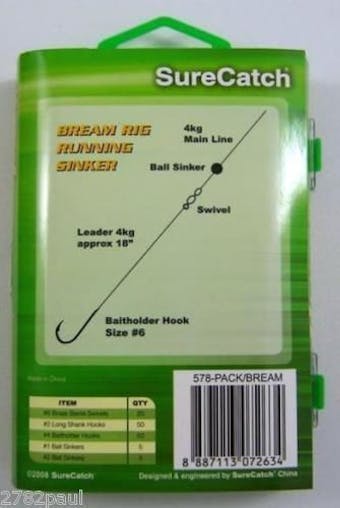 Wilson120pc Bream Pack In Fishing Tackle Box - Tackle Kit
