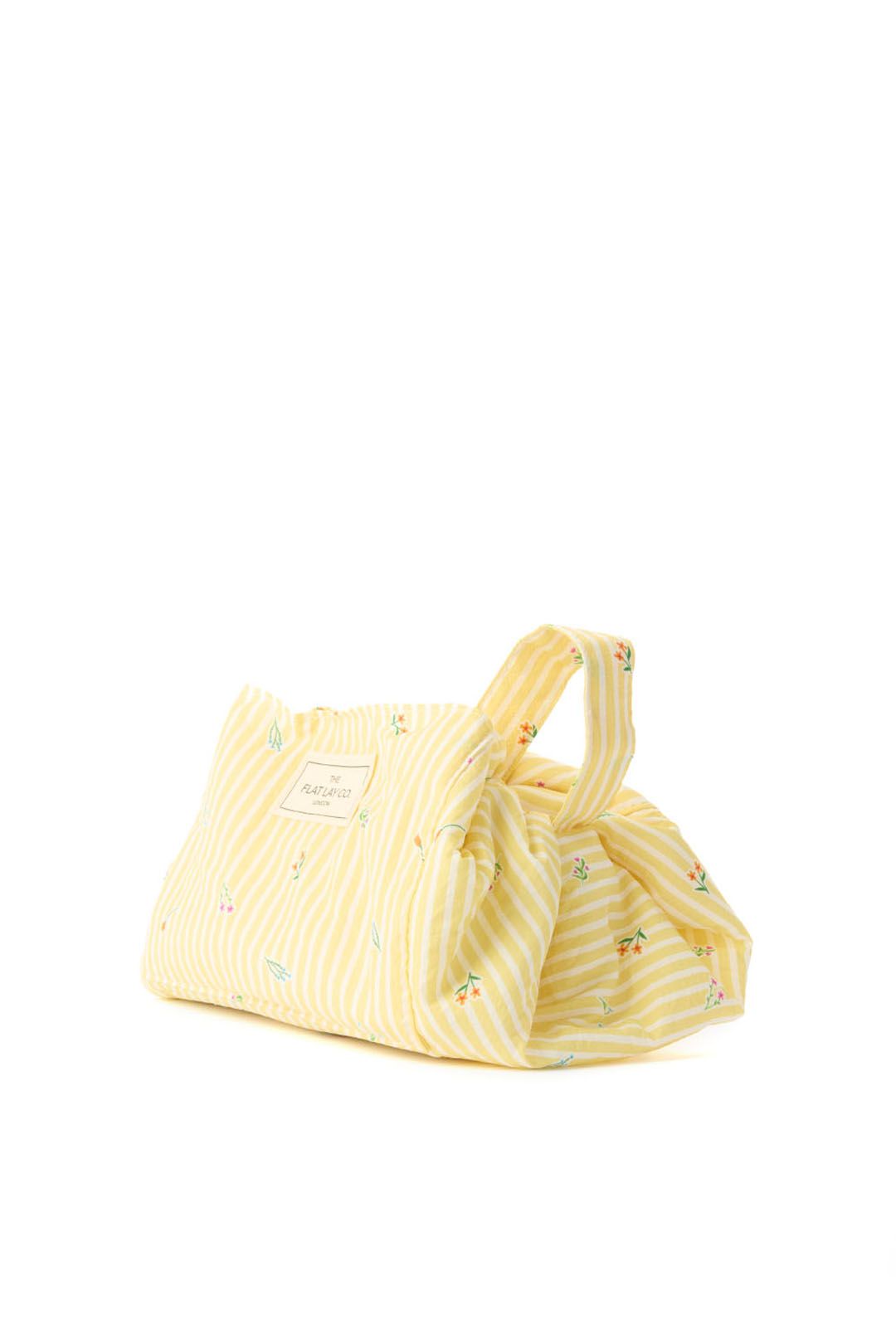 The Flat Lay Co Parachute Drawstring Flat Lay Makeup Bag - Flora