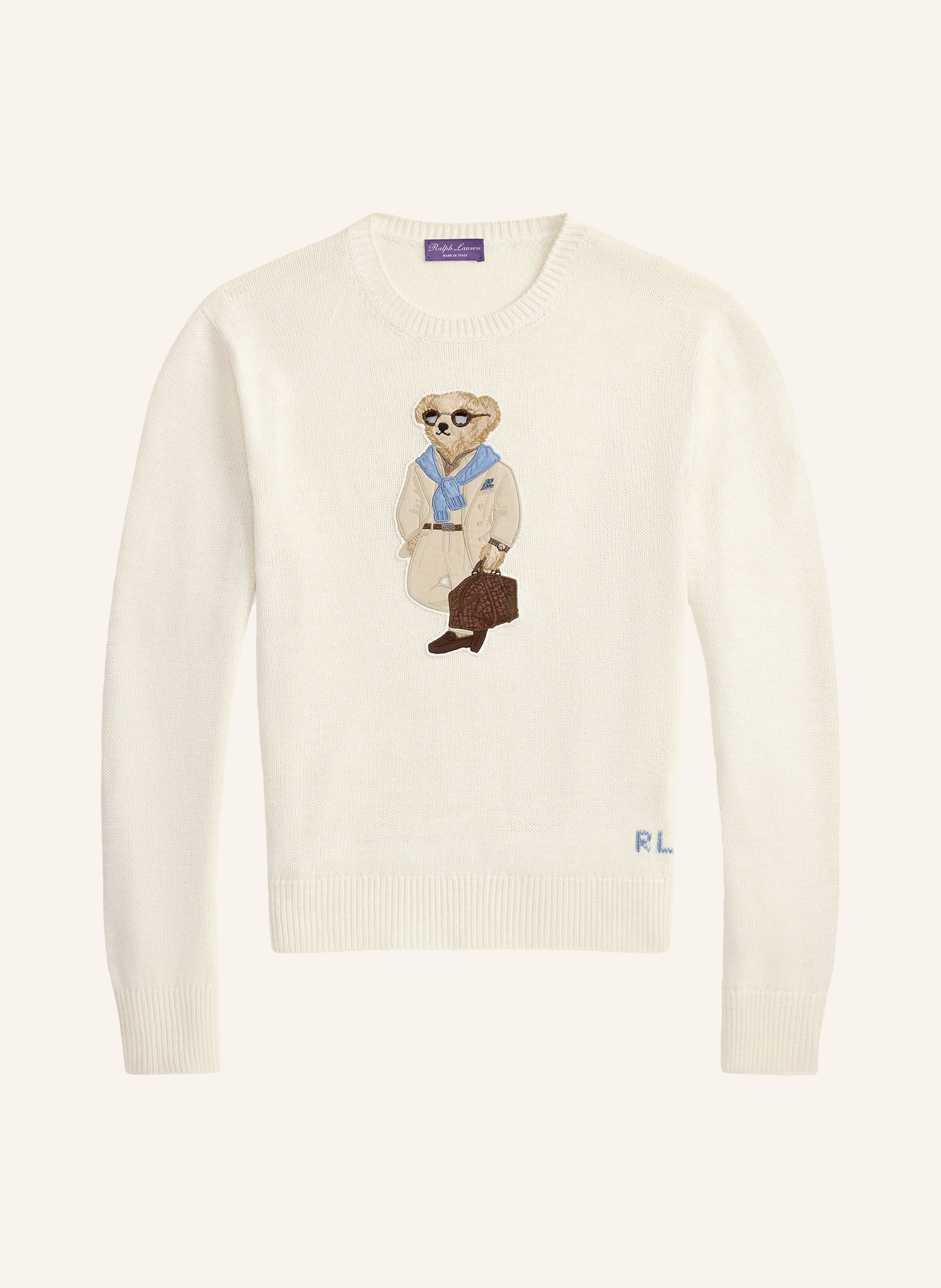 RALPH LAUREN PURPLE LABEL Pullover mit Seide