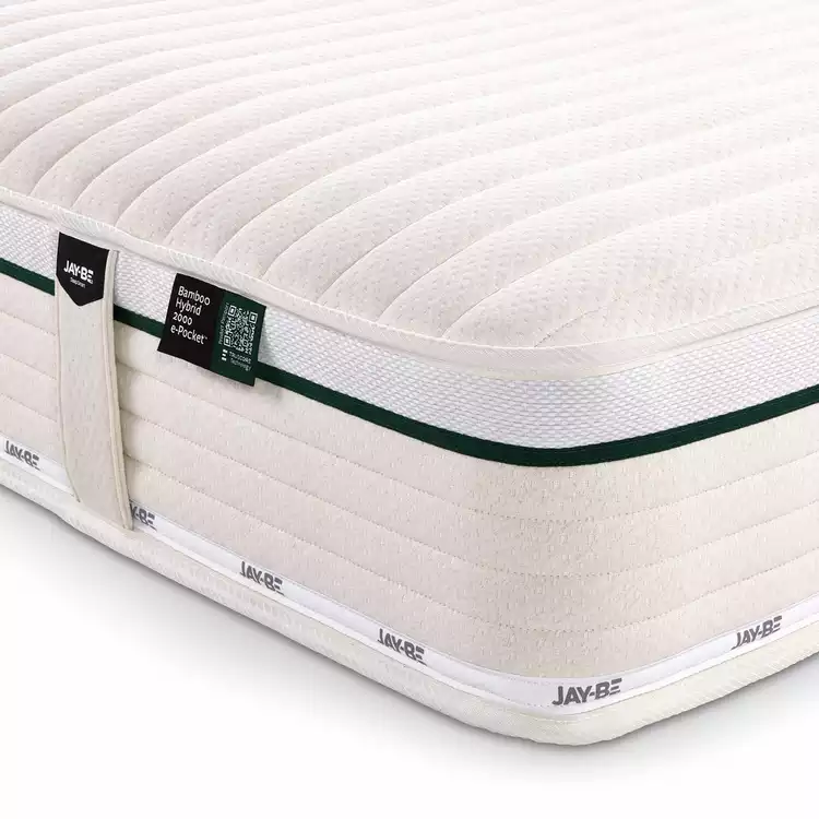 Jay-Be Natural Fresh Bamboo Hybrid 2000 Mattress - Single