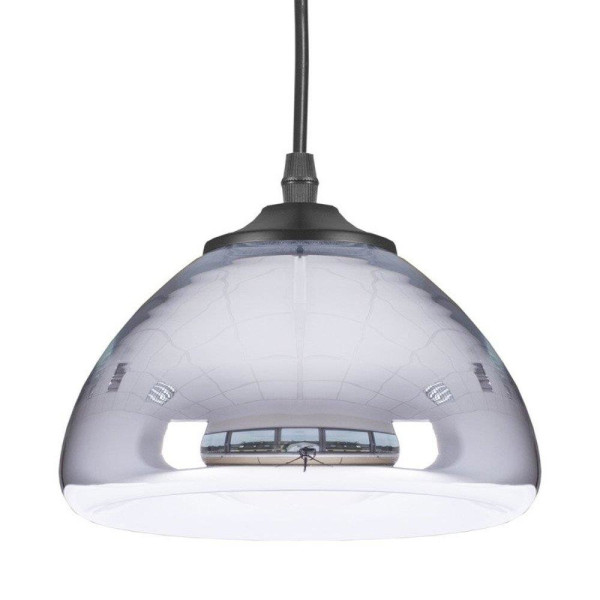 Lampa wisząca VICTORY GLOW S srebrna 17 cm szklana