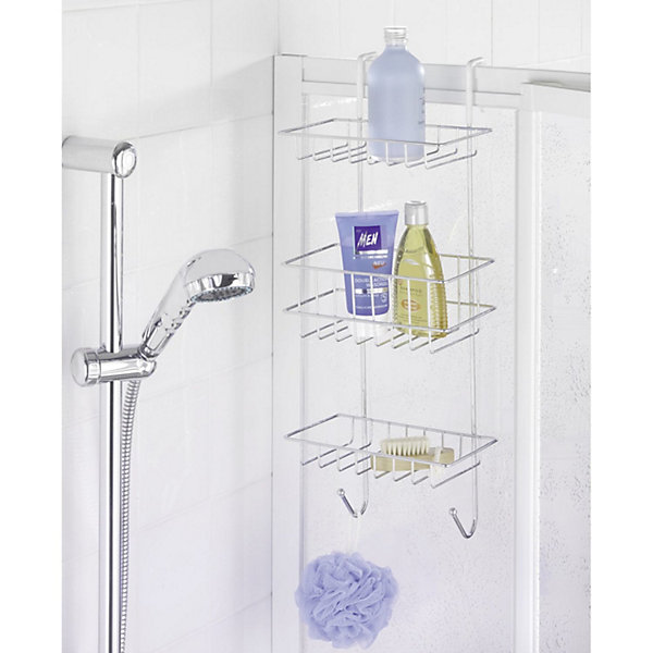 Etagère de douche Revigo - L. 22 x H. 57 cm