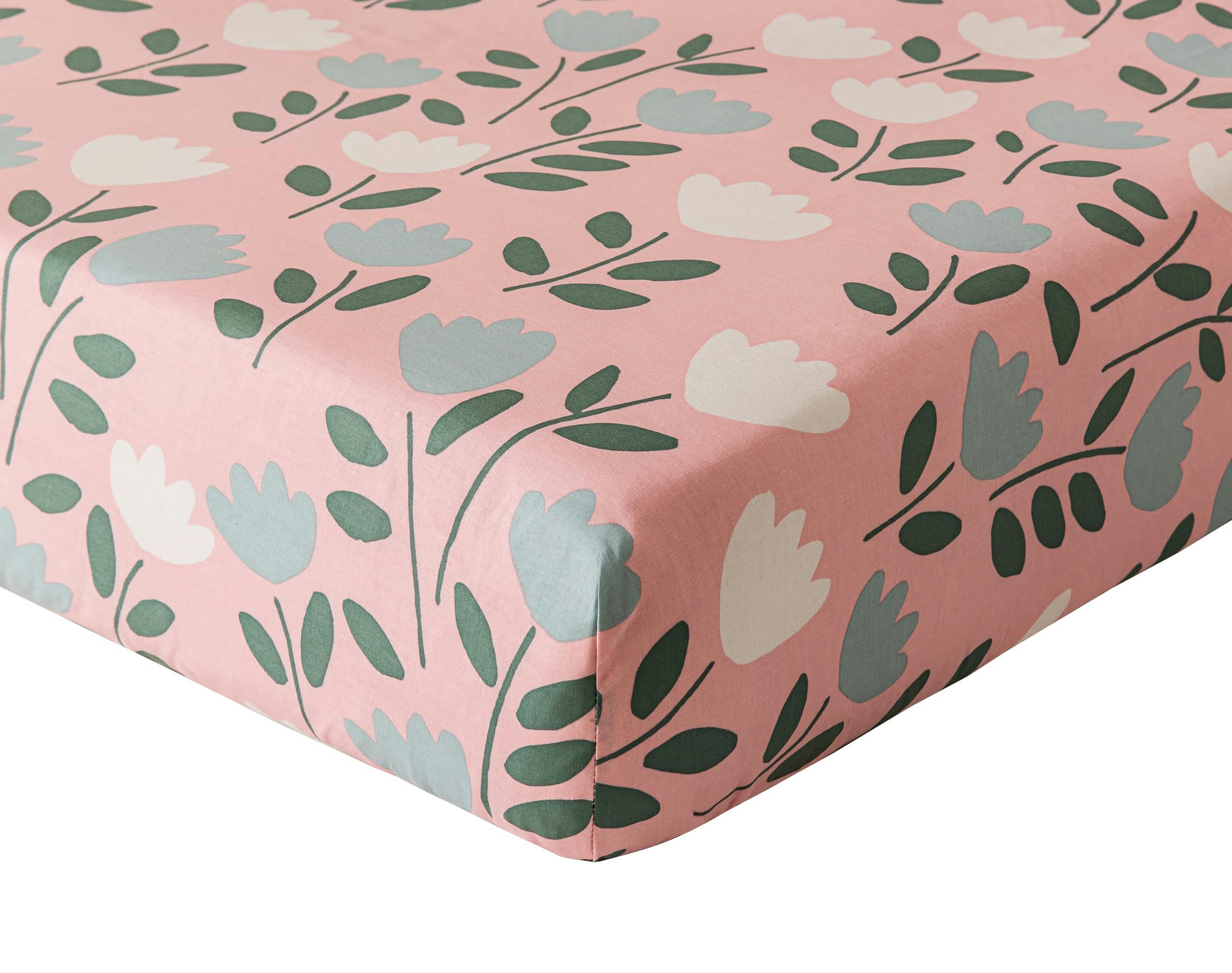 LICORNE - Drap-housse enfant 90x190 multicolore en coton