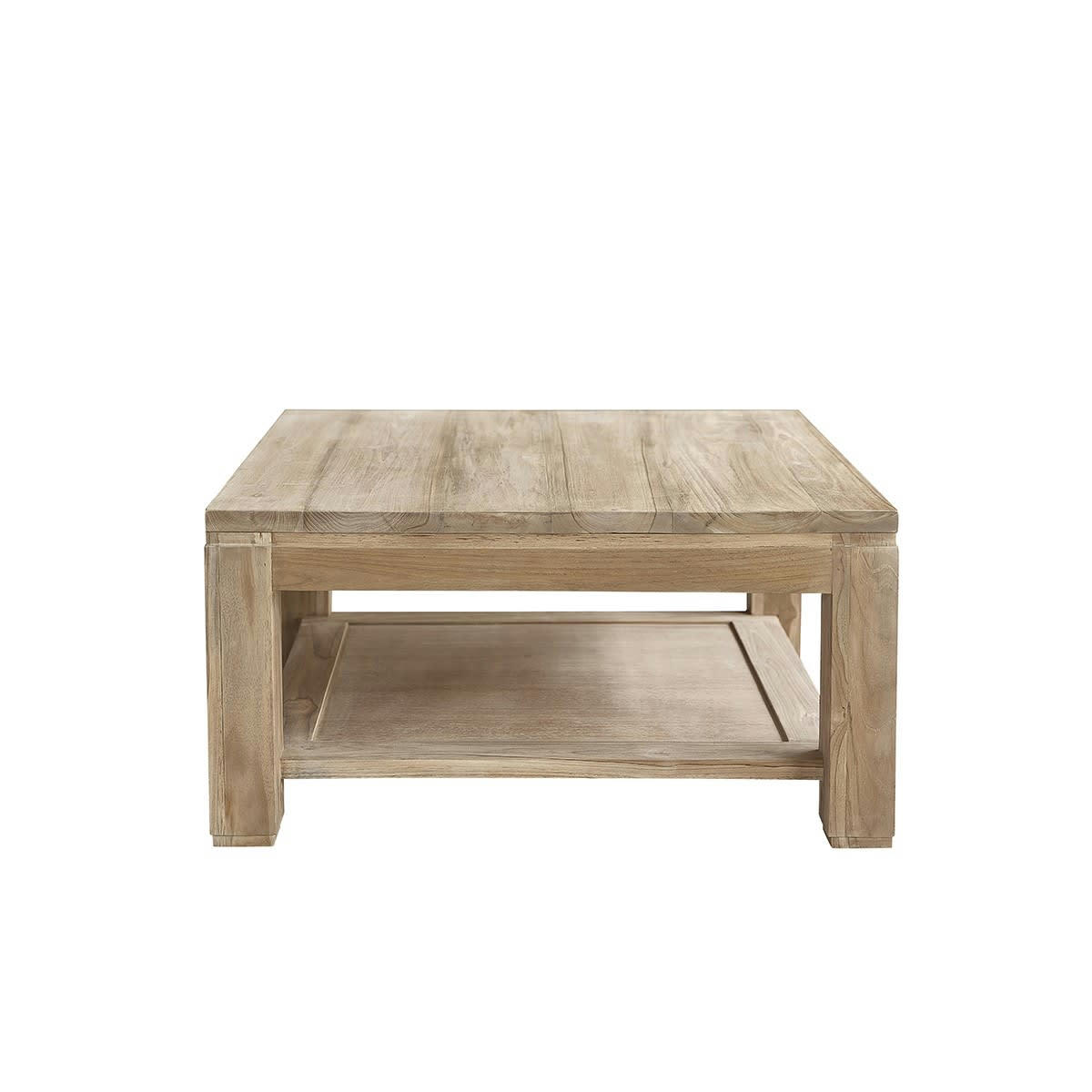 BOSTON - Table basse en teck massif