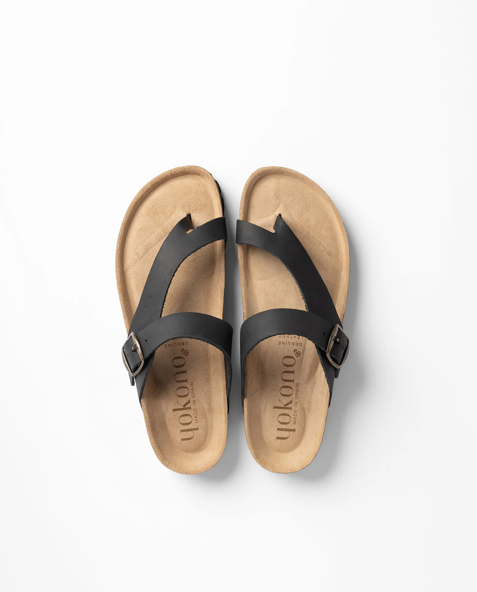 Sandalia plana MACAM-203 negro