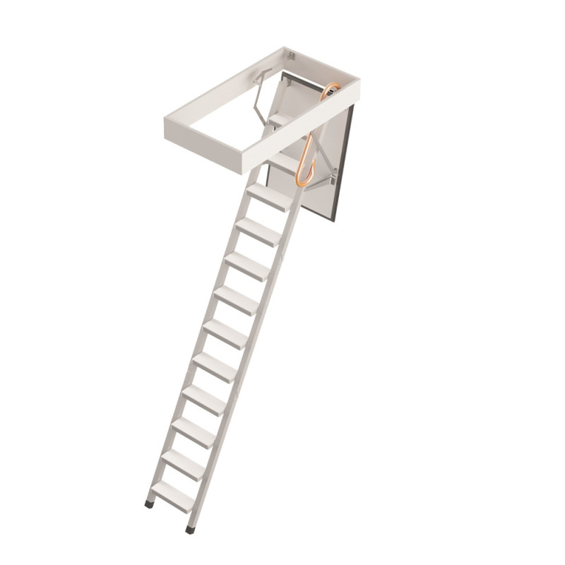 Escalier escamotable Ecosteel avec caisson 60 x 120 cm SOGEM