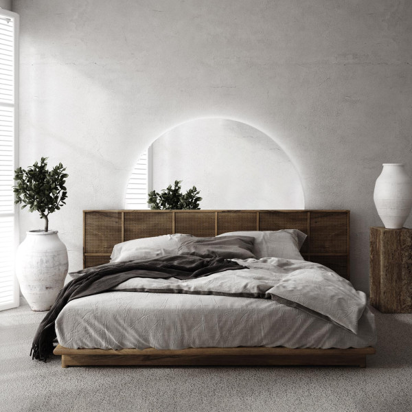 Lustro Półokrągłe LED do Wizażu Łazienkowe 1/2 fi80 cm