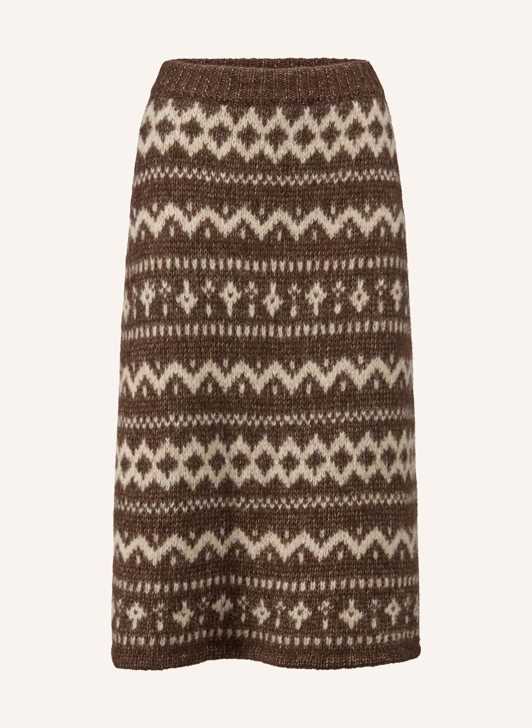 hessnatur hessnatur Strickrock Relaxed aus Alpaka mit Bio-Baumwolle