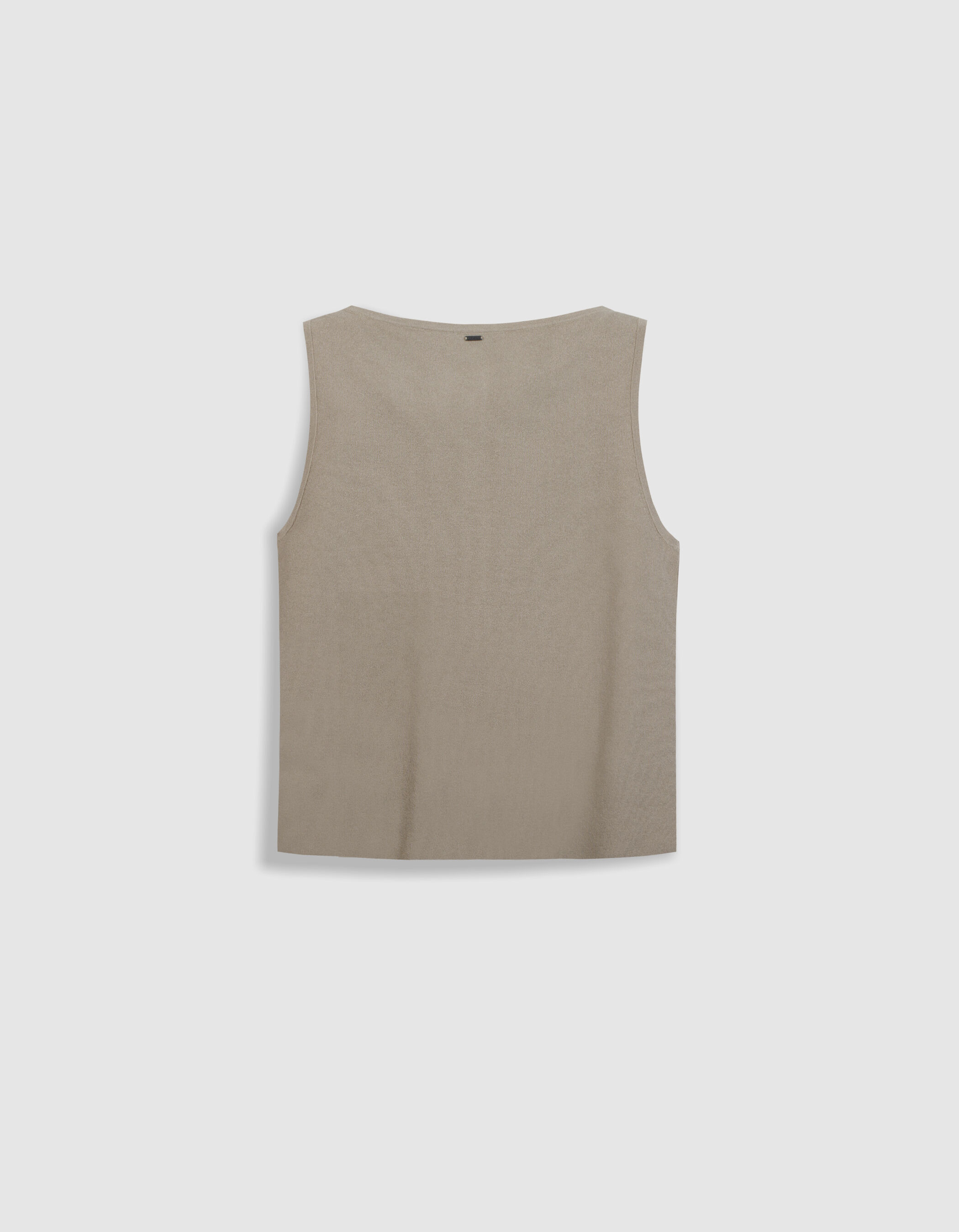 Cardigan sans manches marine tricot Femme