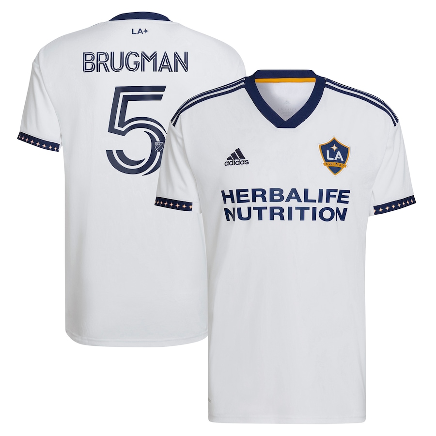Gastón Brugman LA Galaxy adidas 2023 City of Dreams Kit Replica Jersey - White