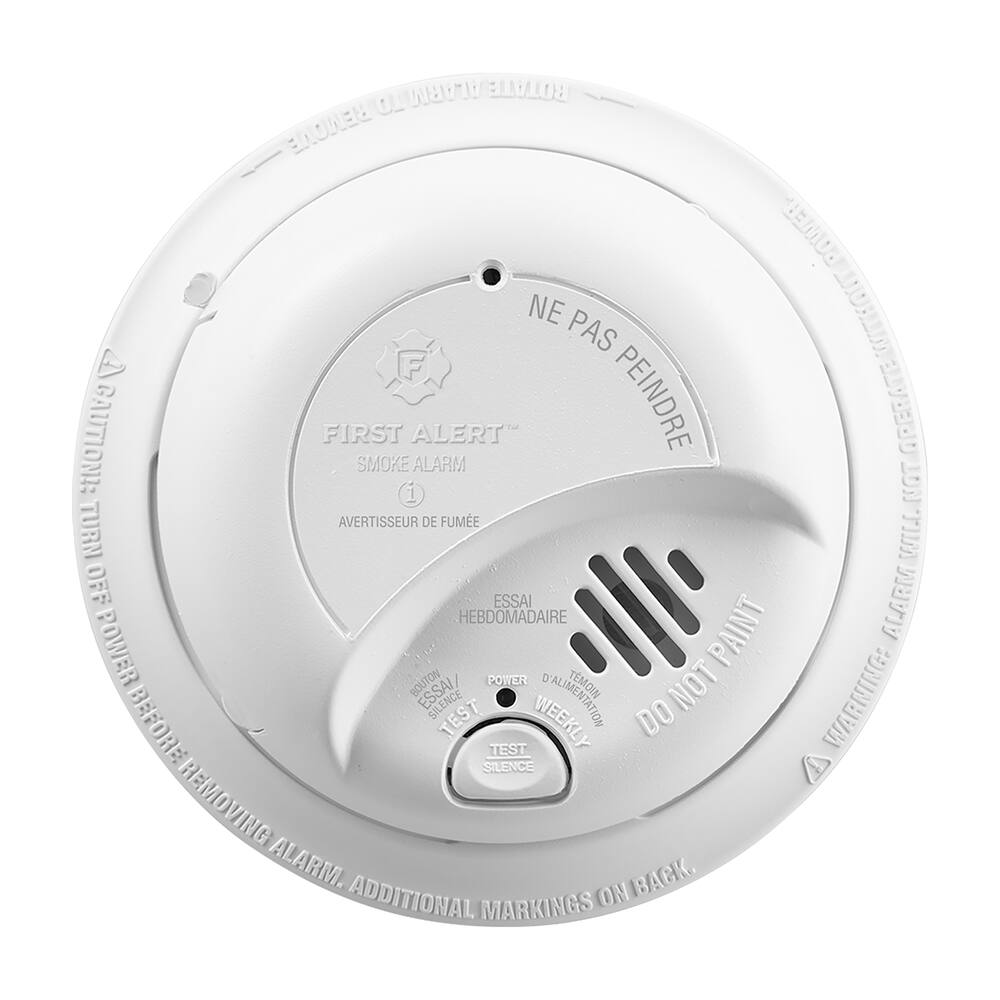 First Alert BRK Hardwired Smoke Alarms With Battery Backup, 6-pk