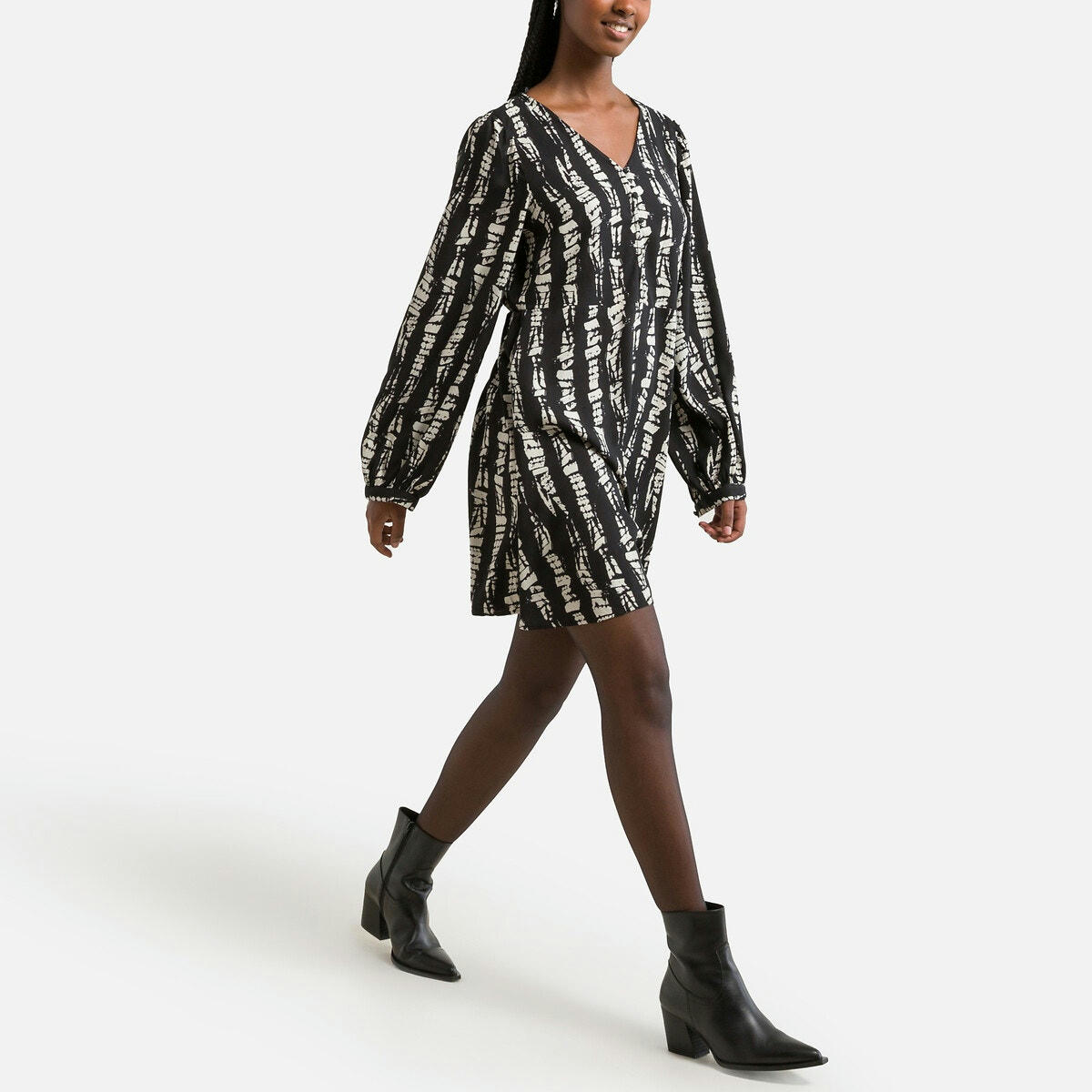Robe courte imprimée